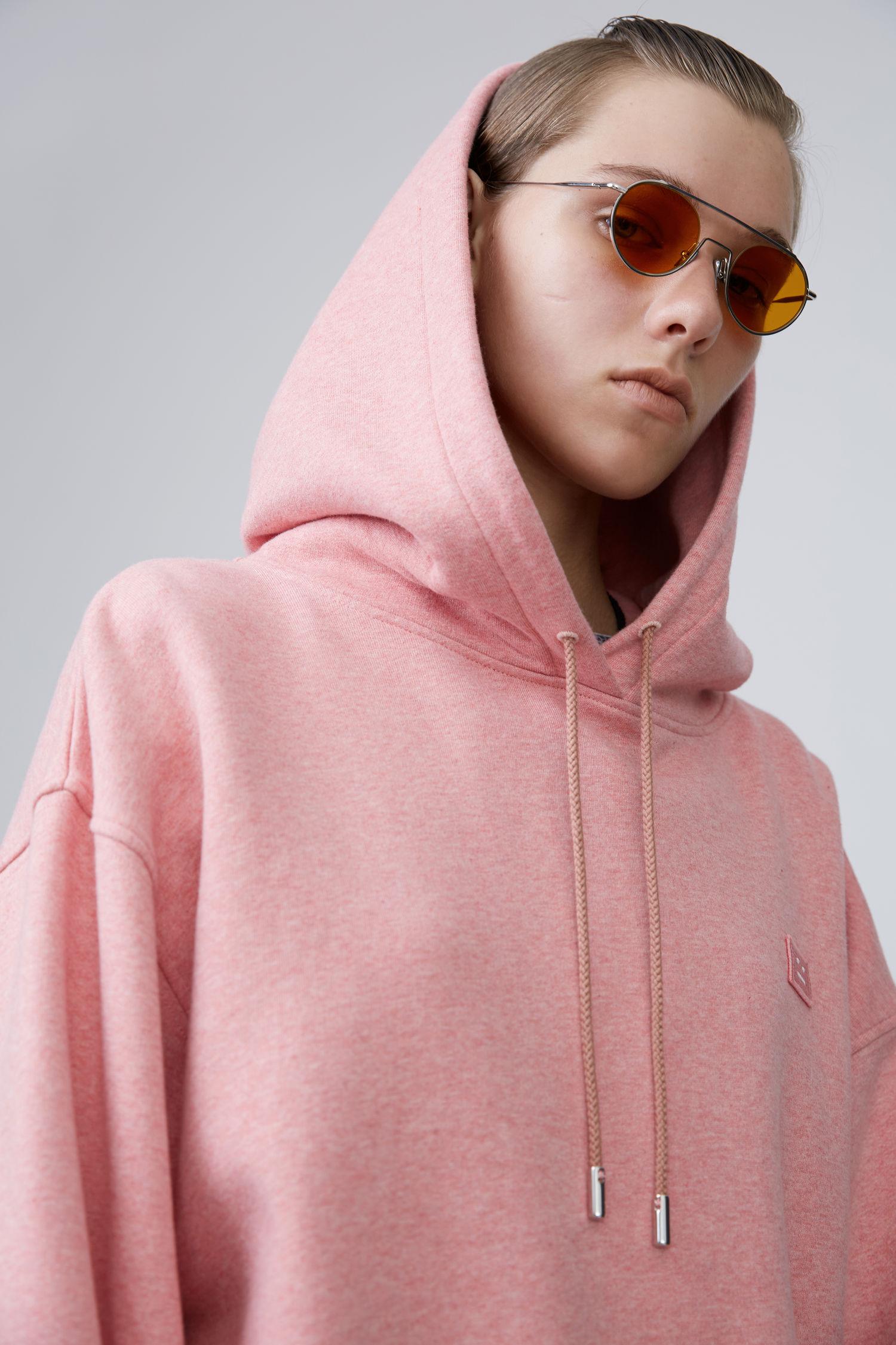 acne pink hoodie