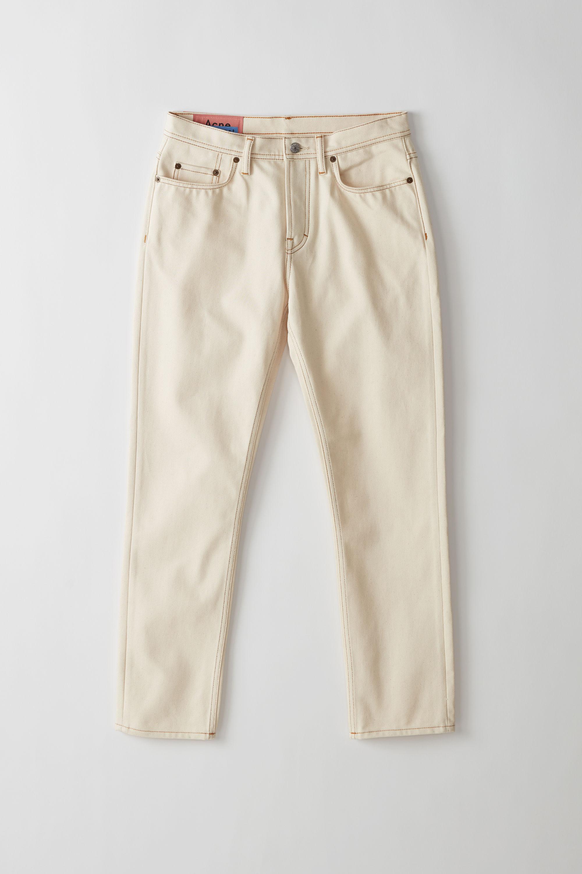 ecru color jeans