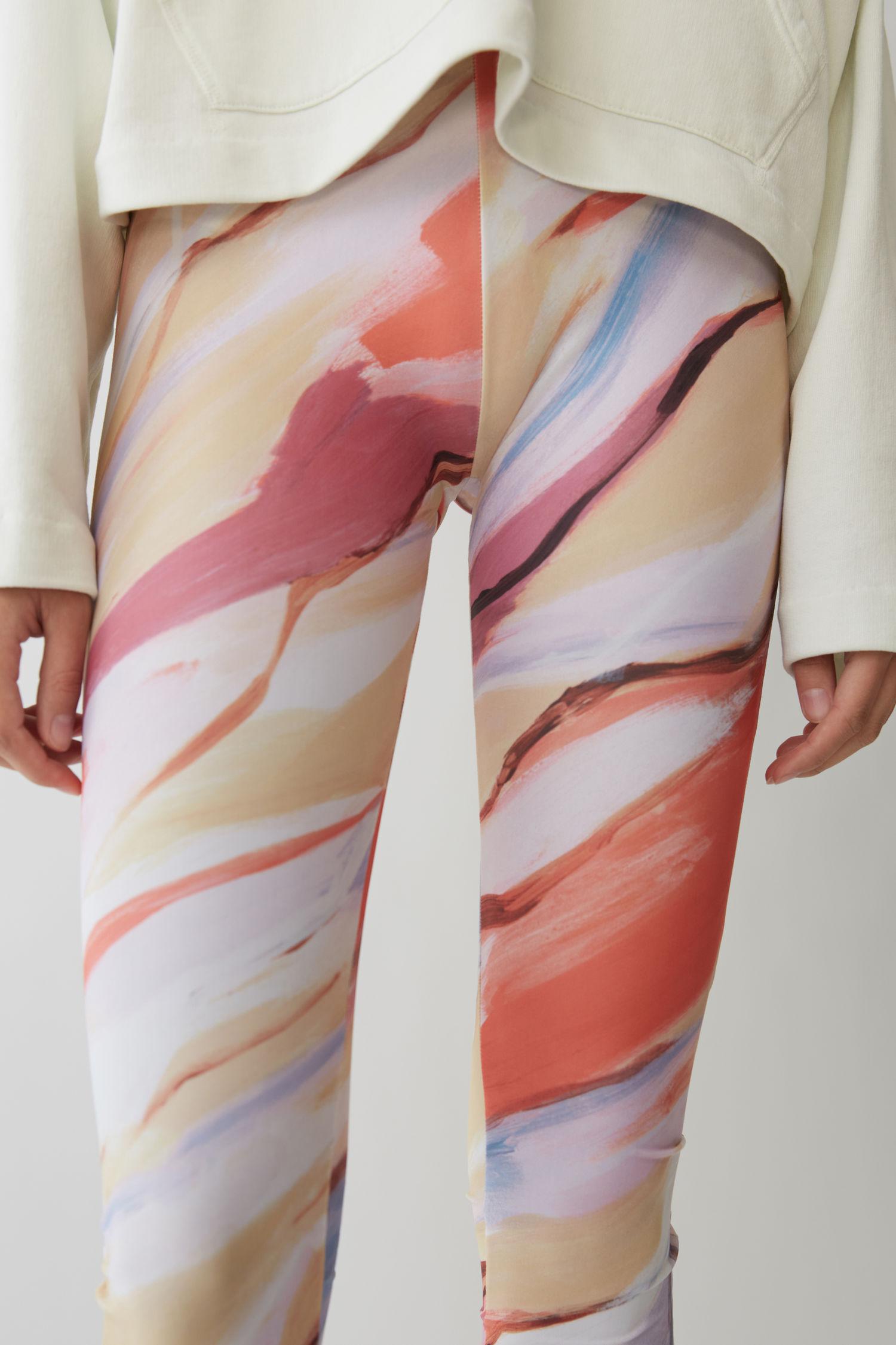 acne studios printed tights