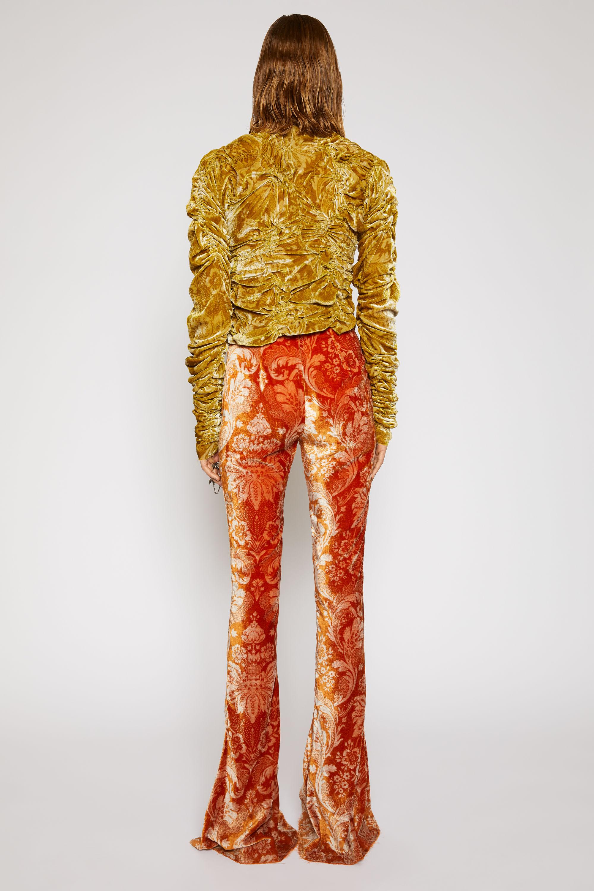 Acne velvet trousers Clearance