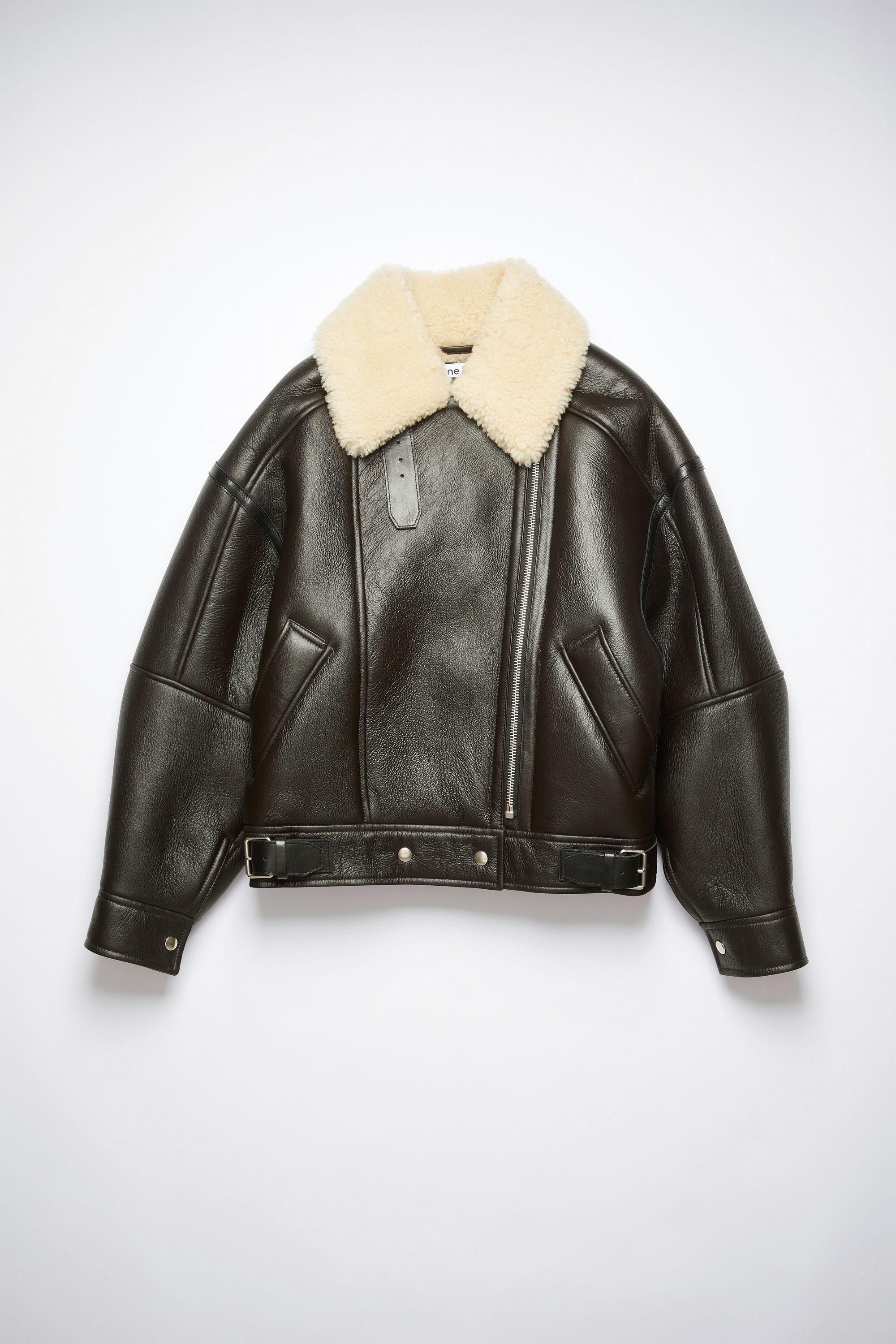 acne studios shearling aviator jacket