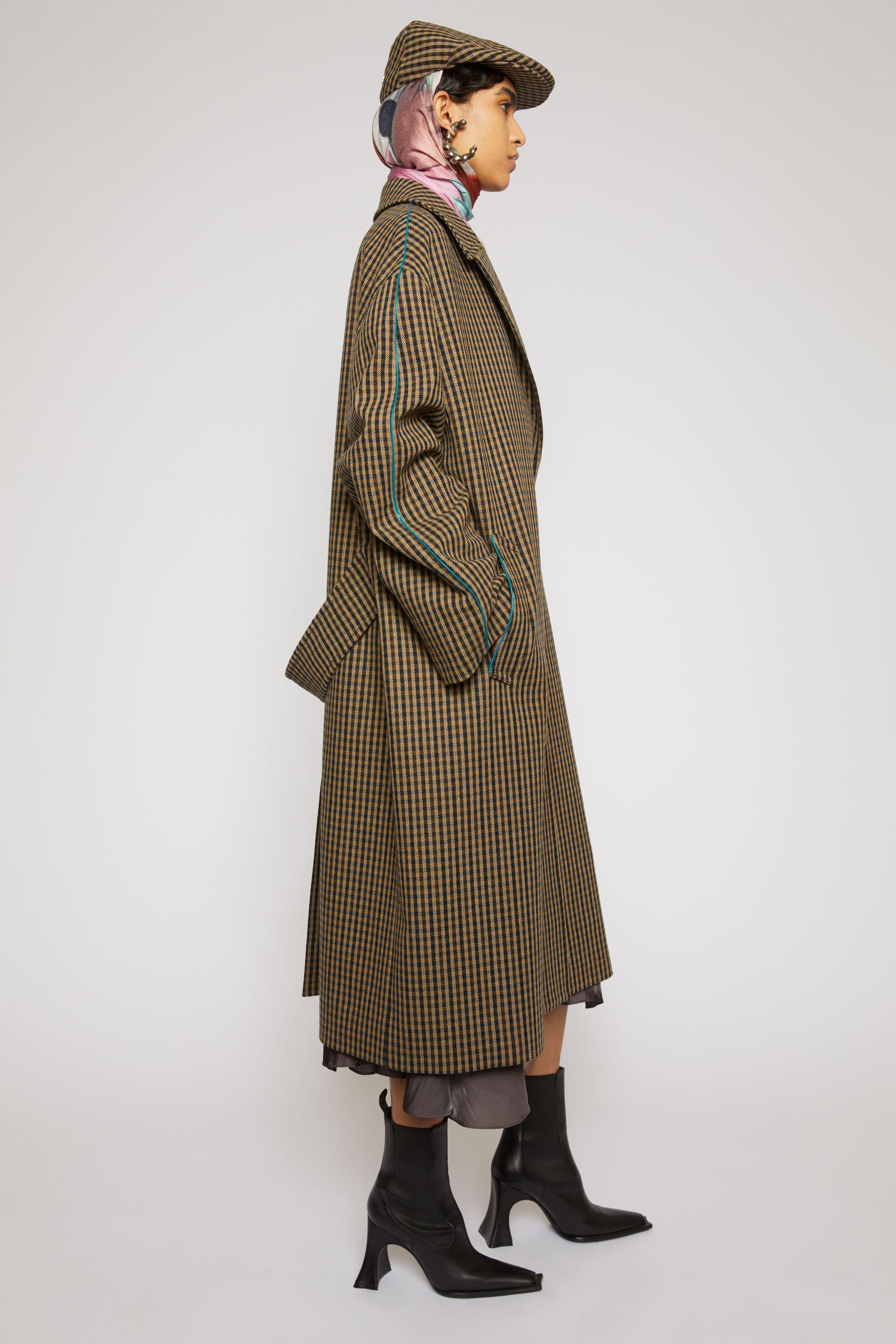 acne studios check coat