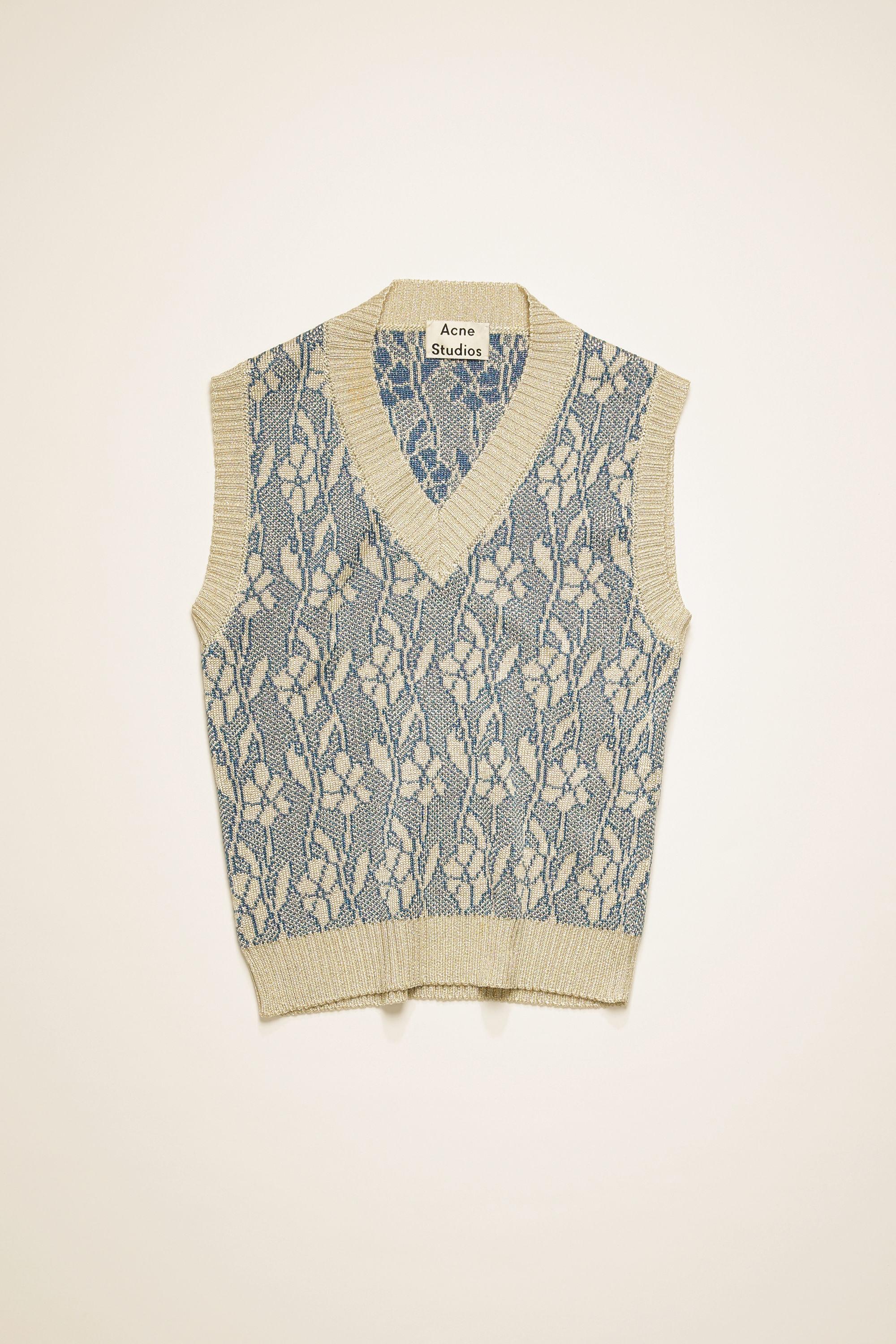 acne knitted vest