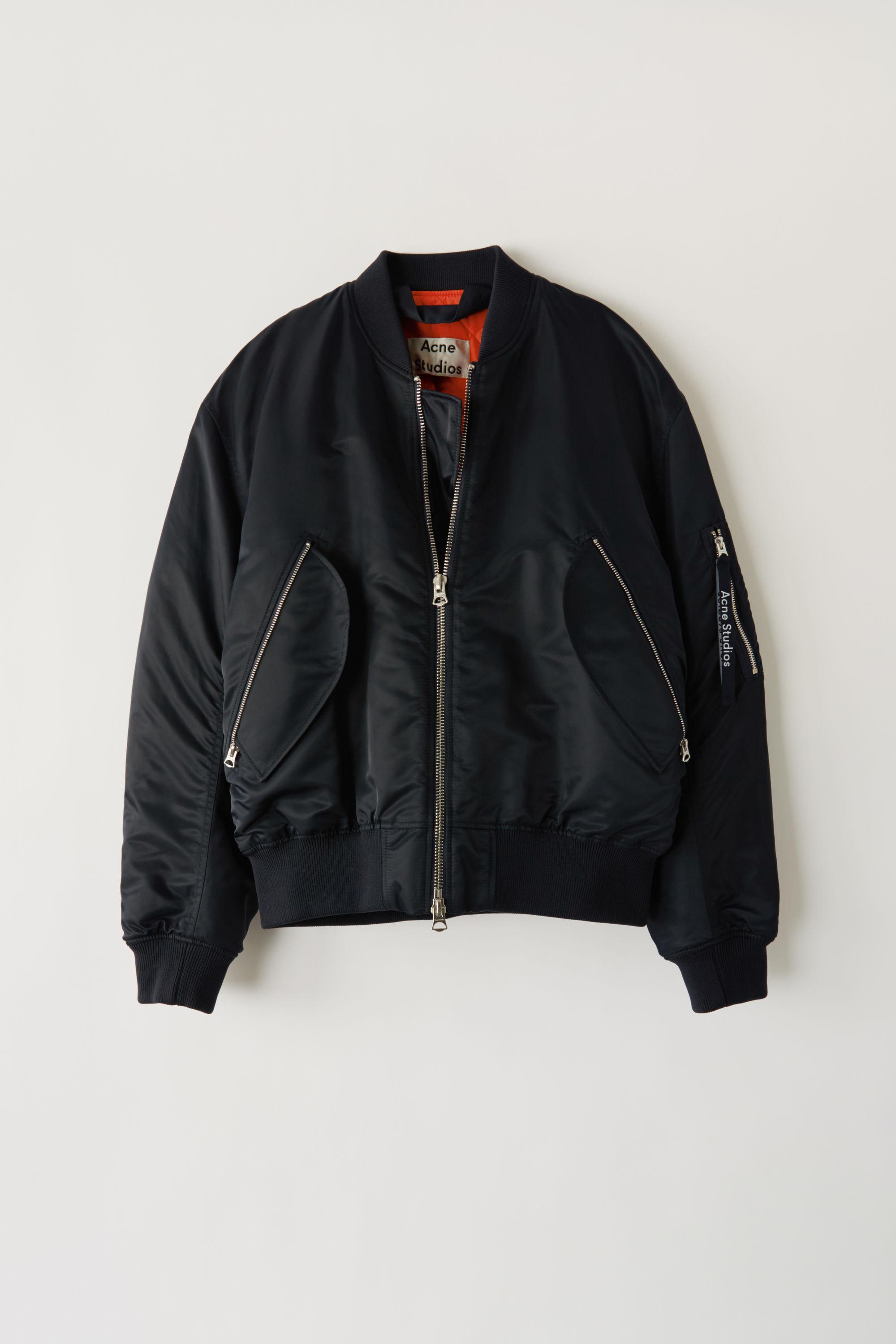 Acne Studios Synthetic Makio Black Bomber Jacket for Men - Save 9% - Lyst