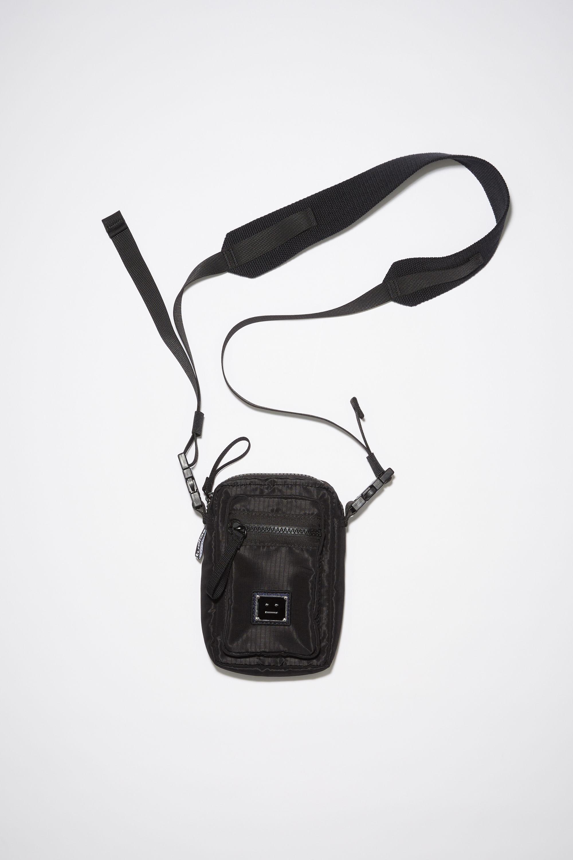 Acne Studios Crossbody Face Bag in Black | Lyst