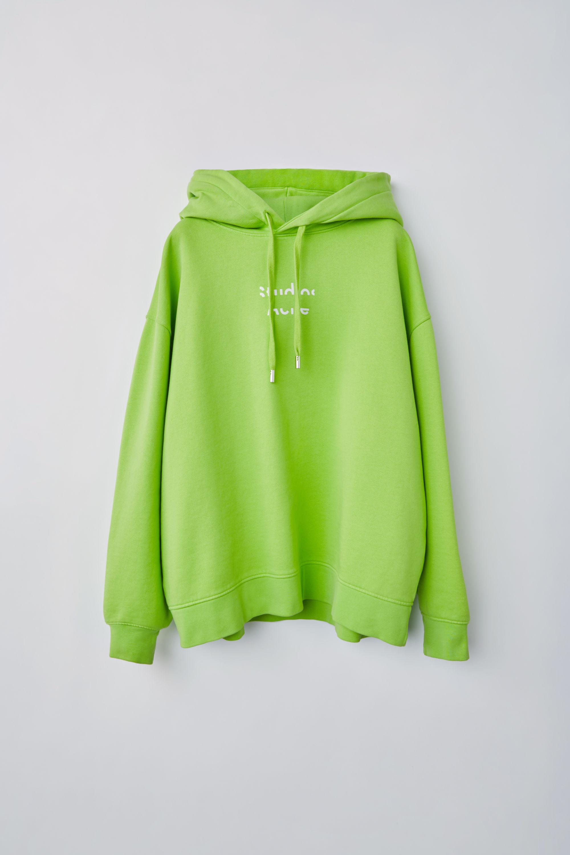 acne studios green hoodie