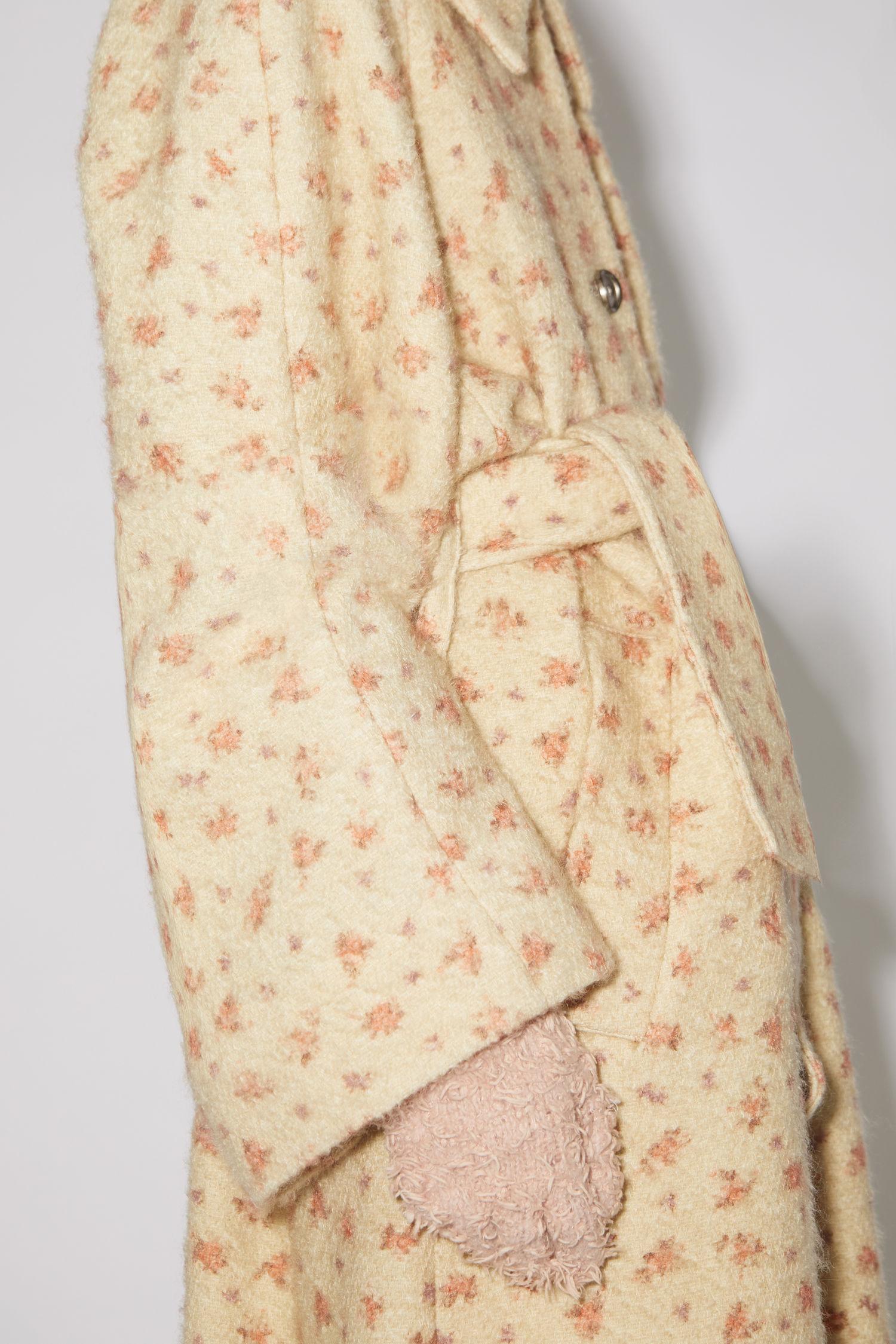 Acne Studios Cotton Floral Car Coat in 