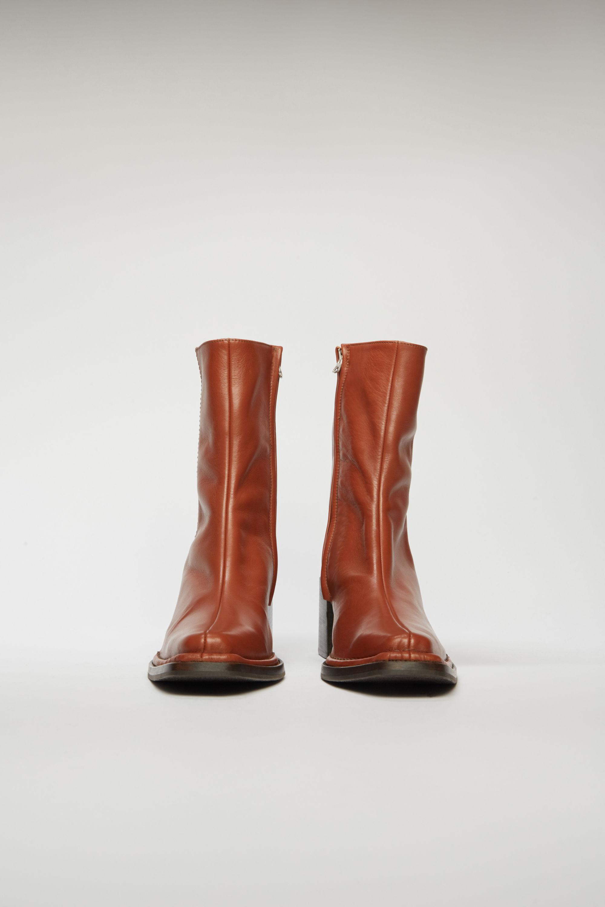 Acne Studios Fn-wn-shoe000267 Brown/brown Leather Mid-calf Boots - Lyst
