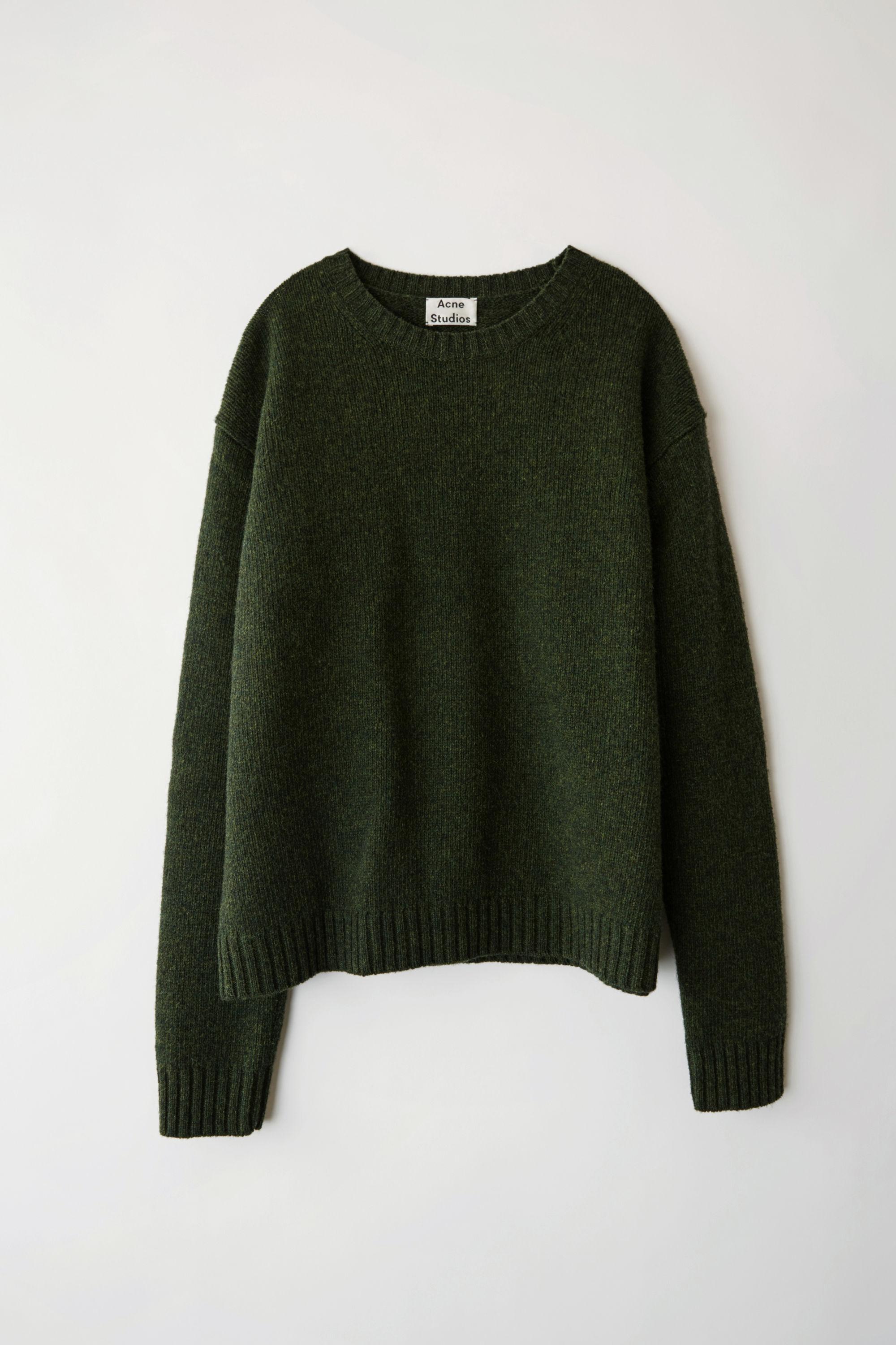 acne studios green sweater