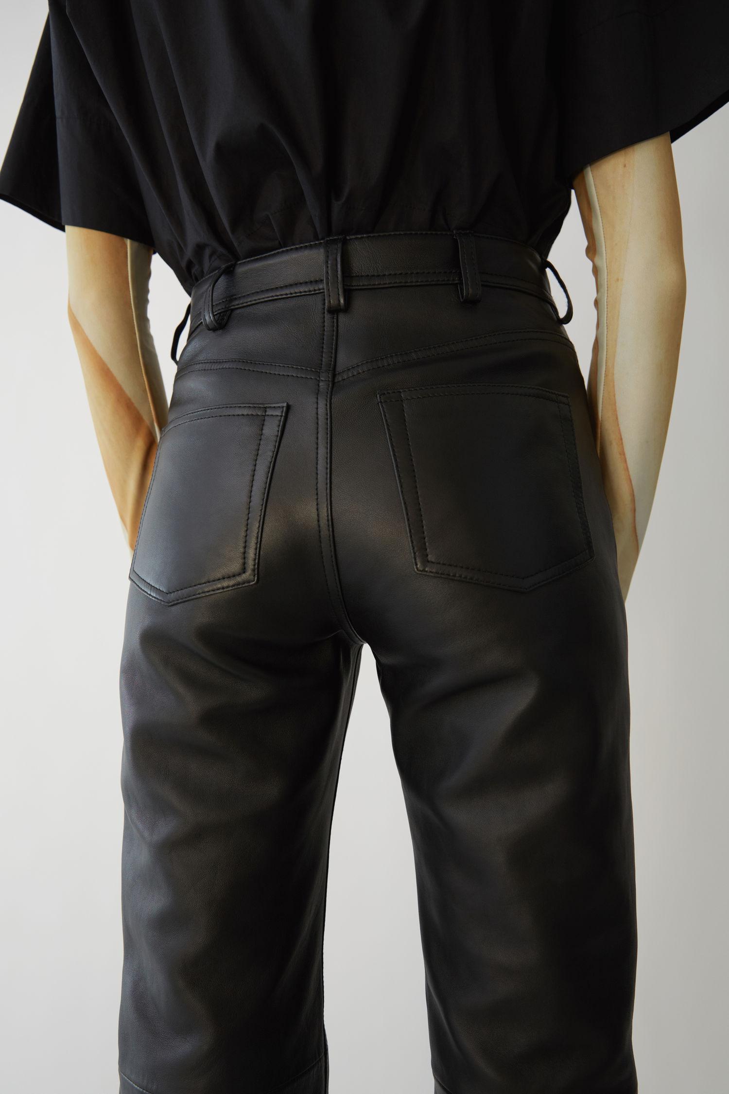 Acne Studios Leather Trousers Online Sale, UP TO 62% OFF