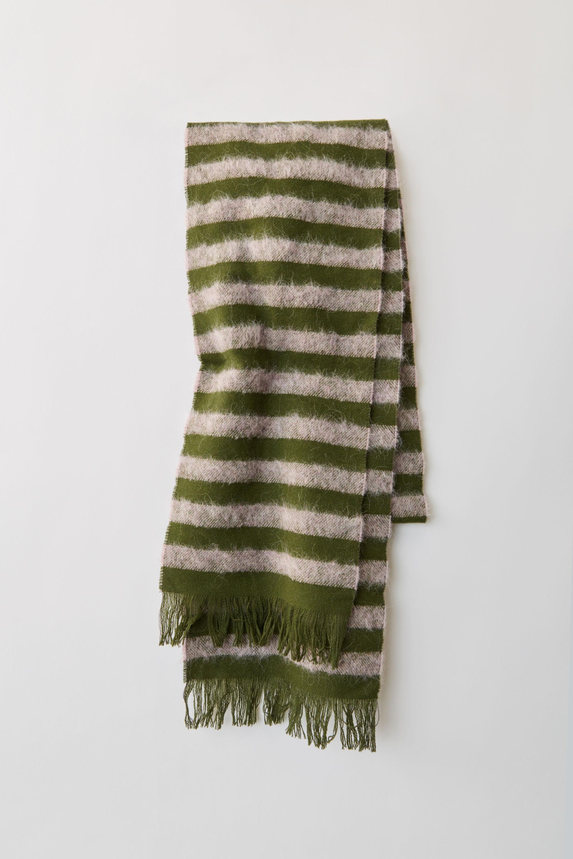 acne studios striped scarf