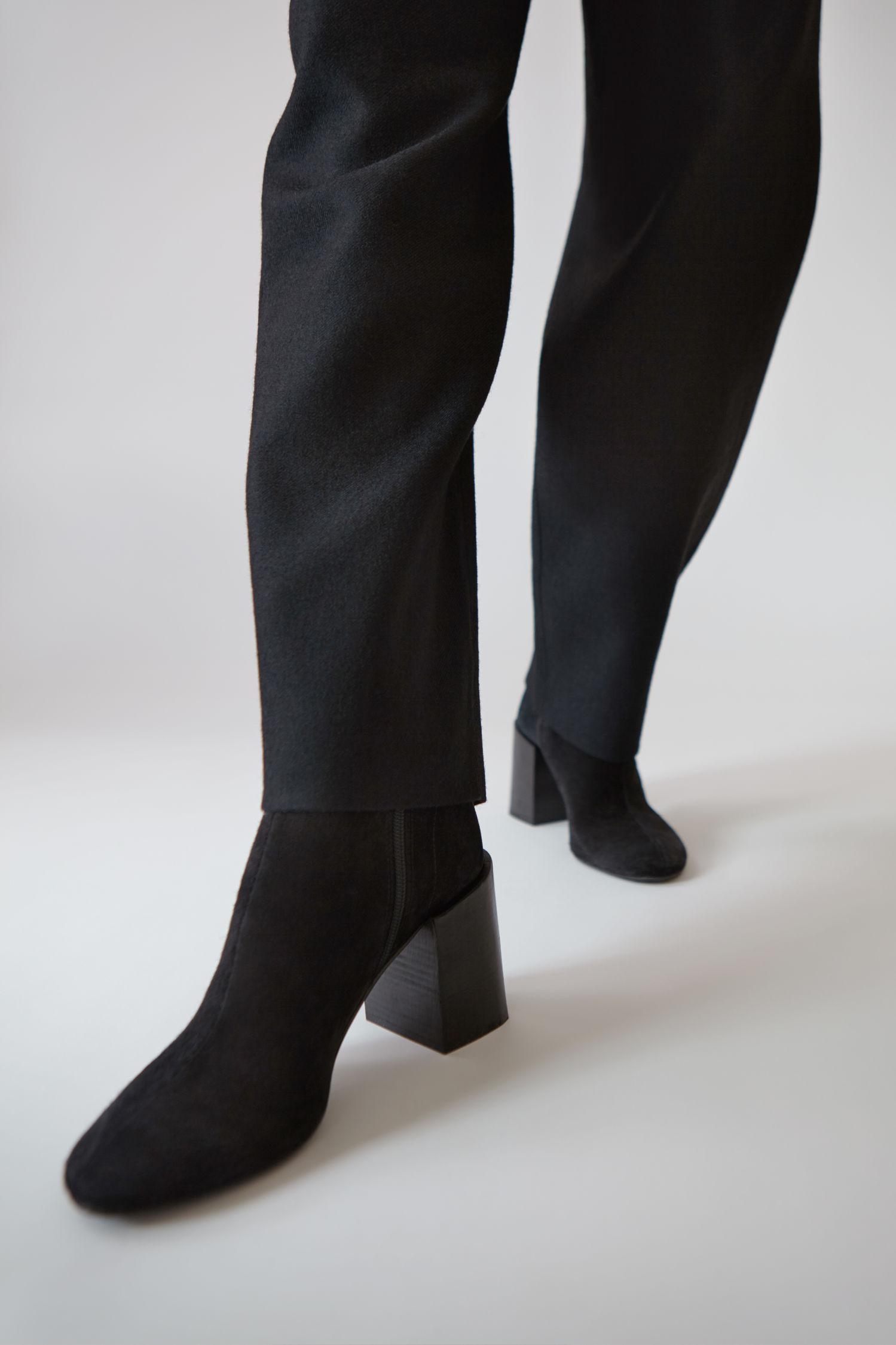 acne studios deconstructed boots