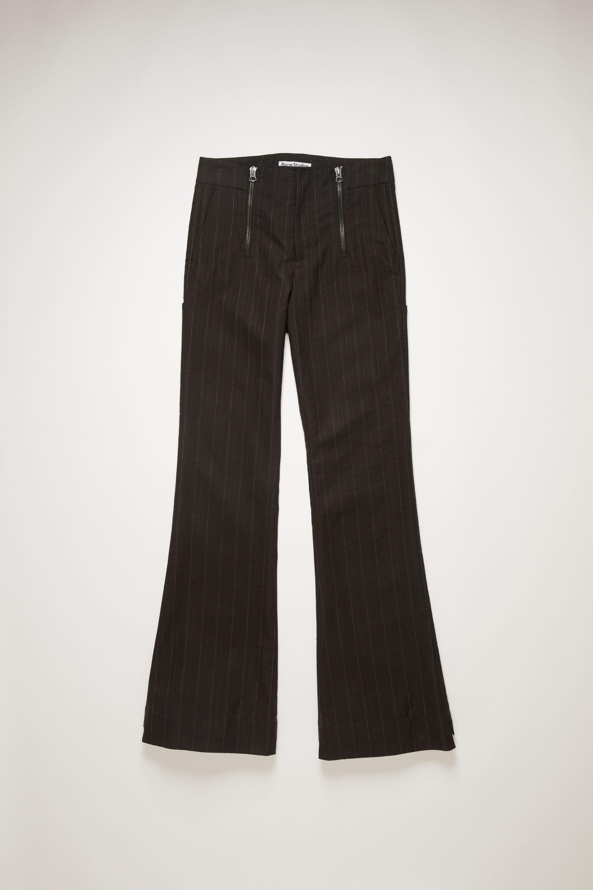 Acne Studios Synthetic Fn-mn-trou000400 Cacao Brown Pinstripe Flared  Trousers for Men - Lyst