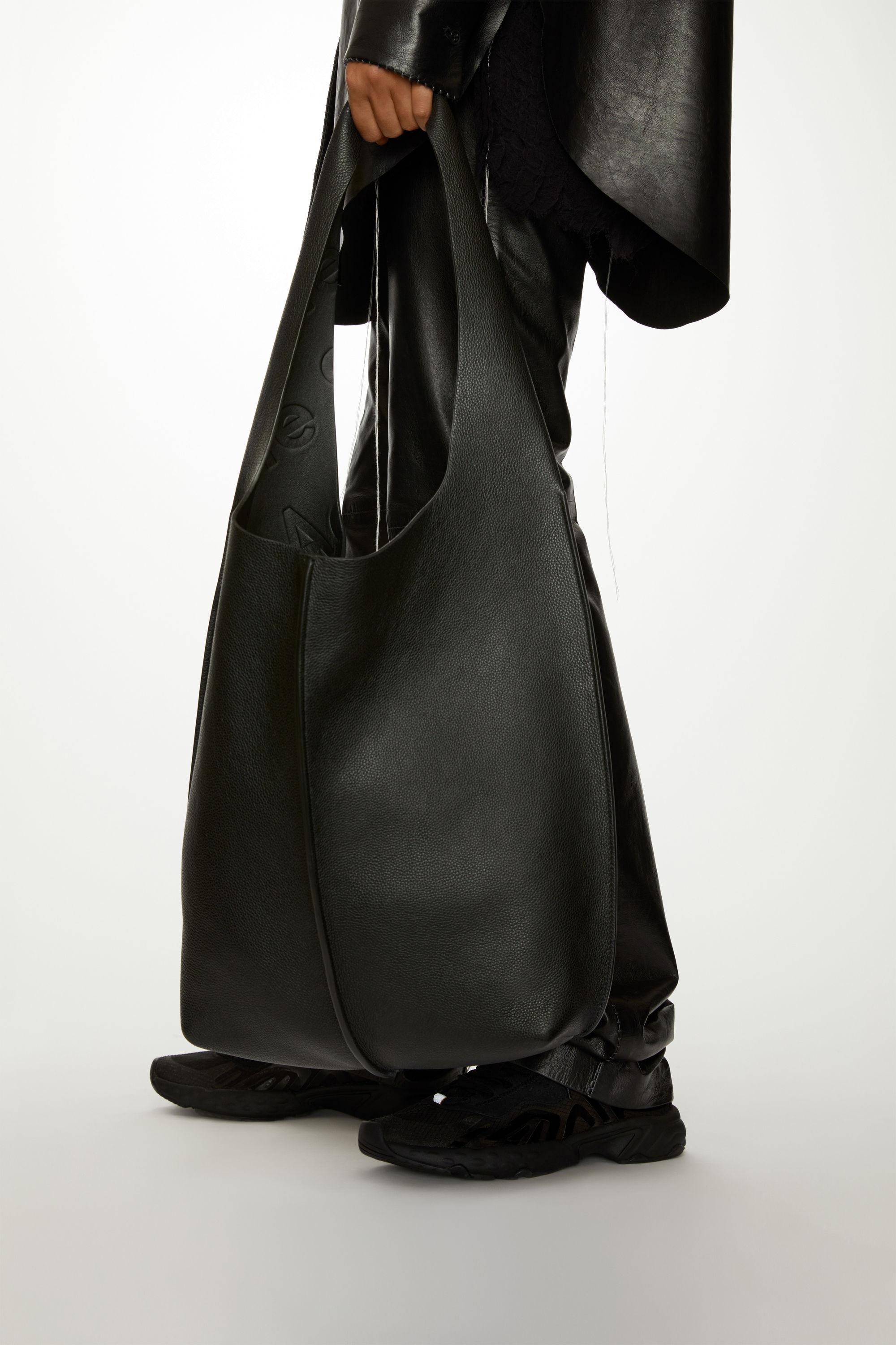 Acne Studios Grain Leather Tote Bag black - Lyst