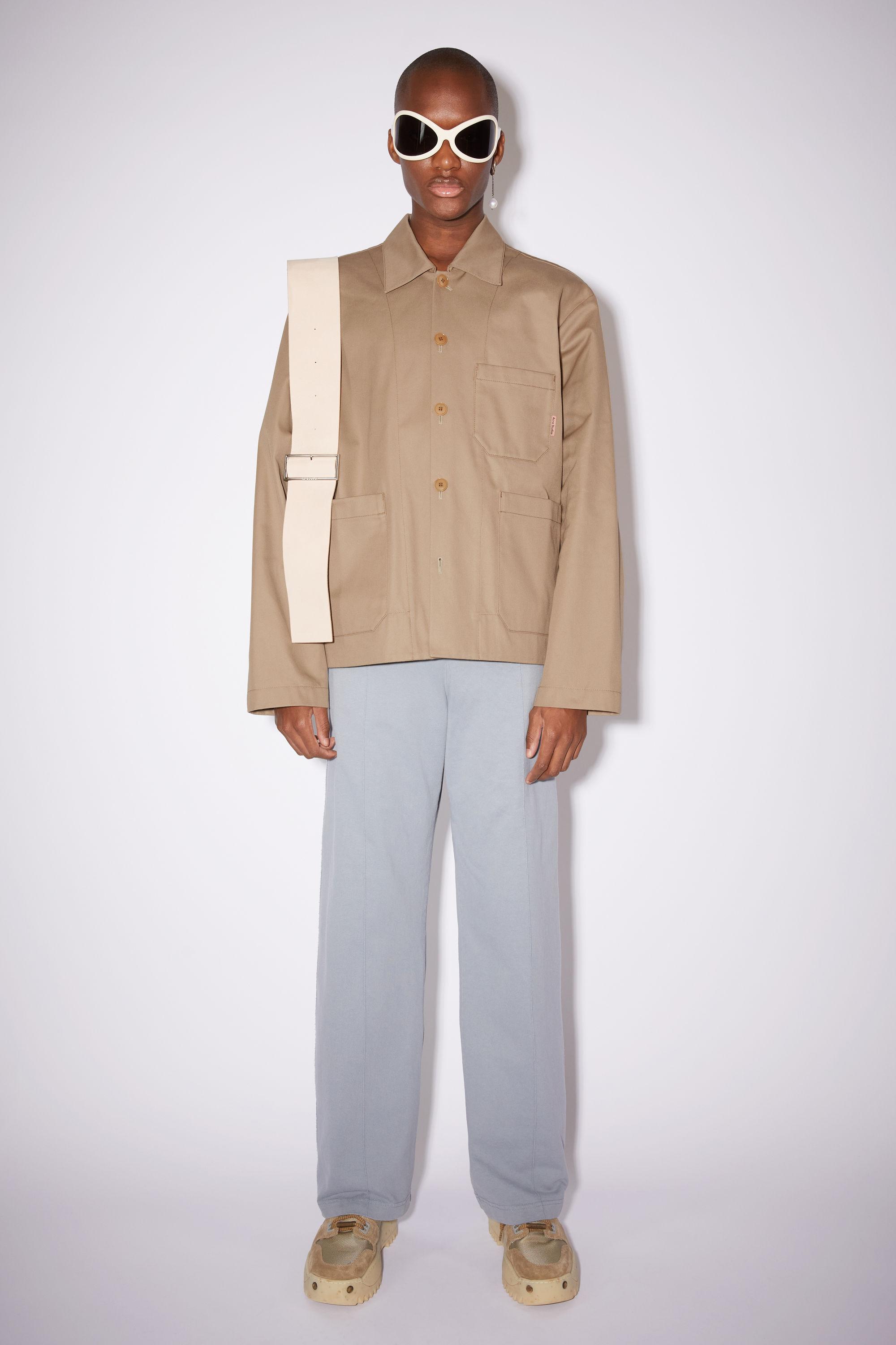 Acne Studios Cotton Twill Jacket in Beige (Natural) for Men | Lyst