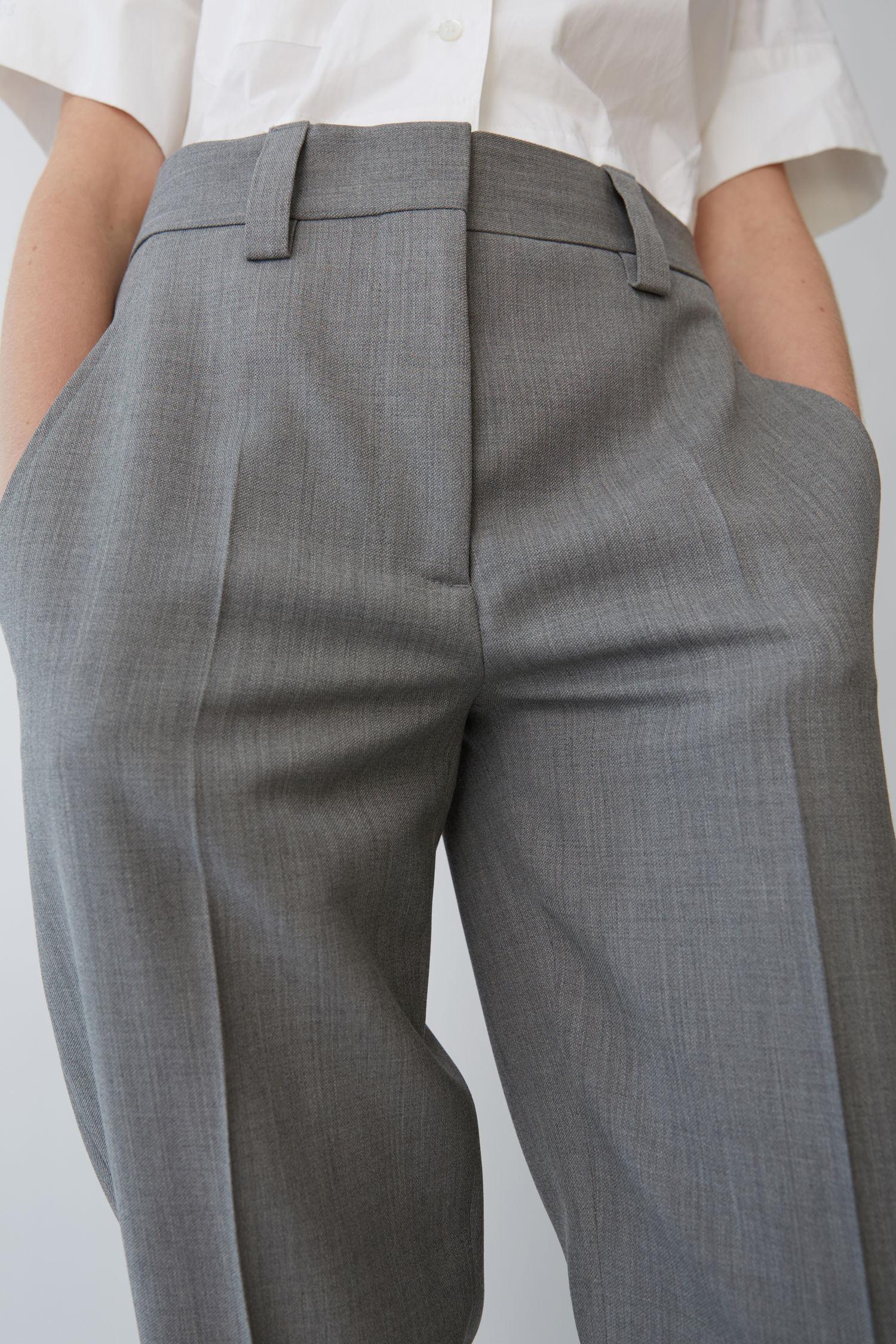 grey tailored pants