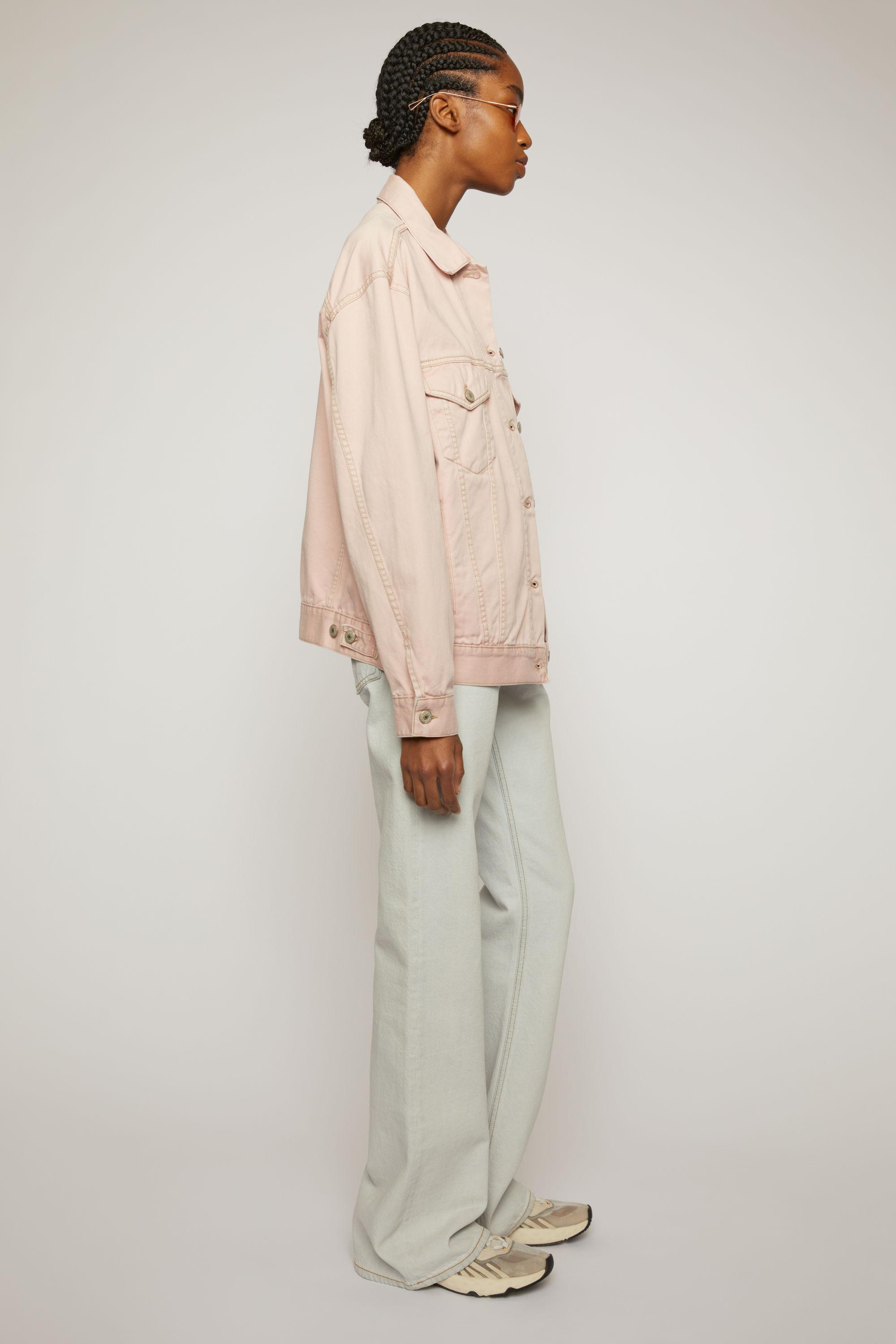 acne studios pink denim jacket