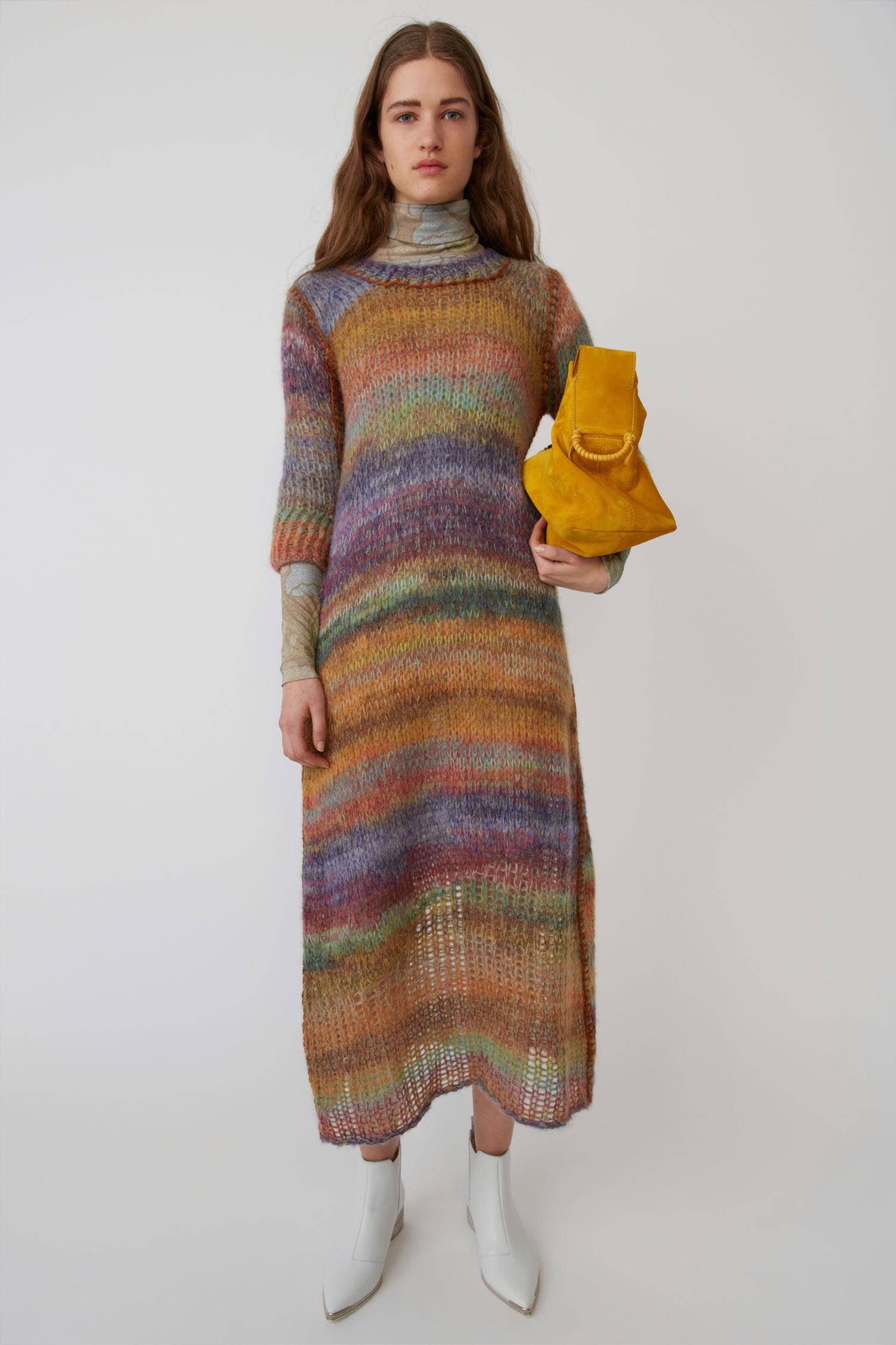Acne Studios レインボーニット Acne Studios - The Acne Studios multicoloured, ribbed