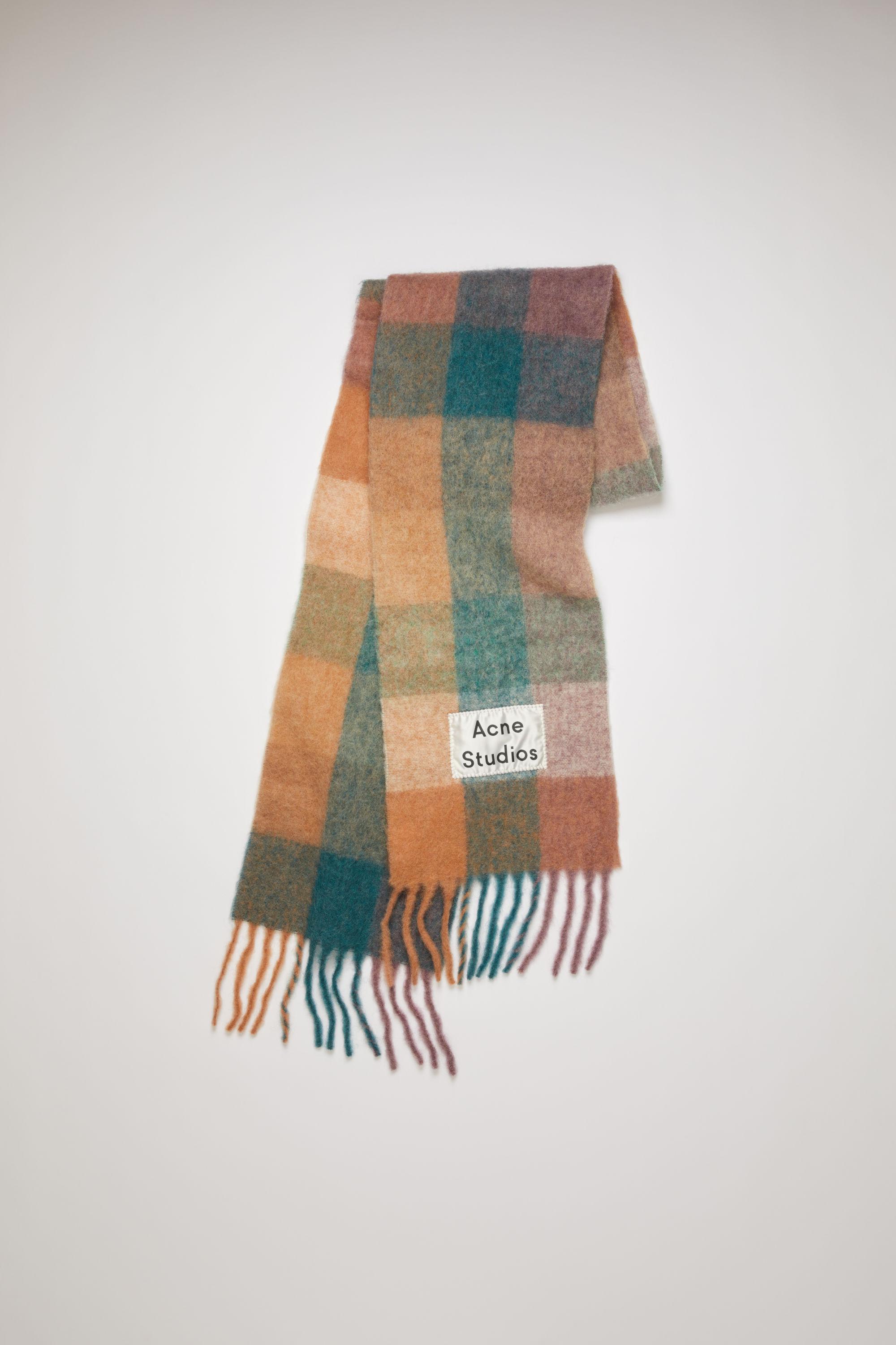 Acne multi check scarf Outlet
