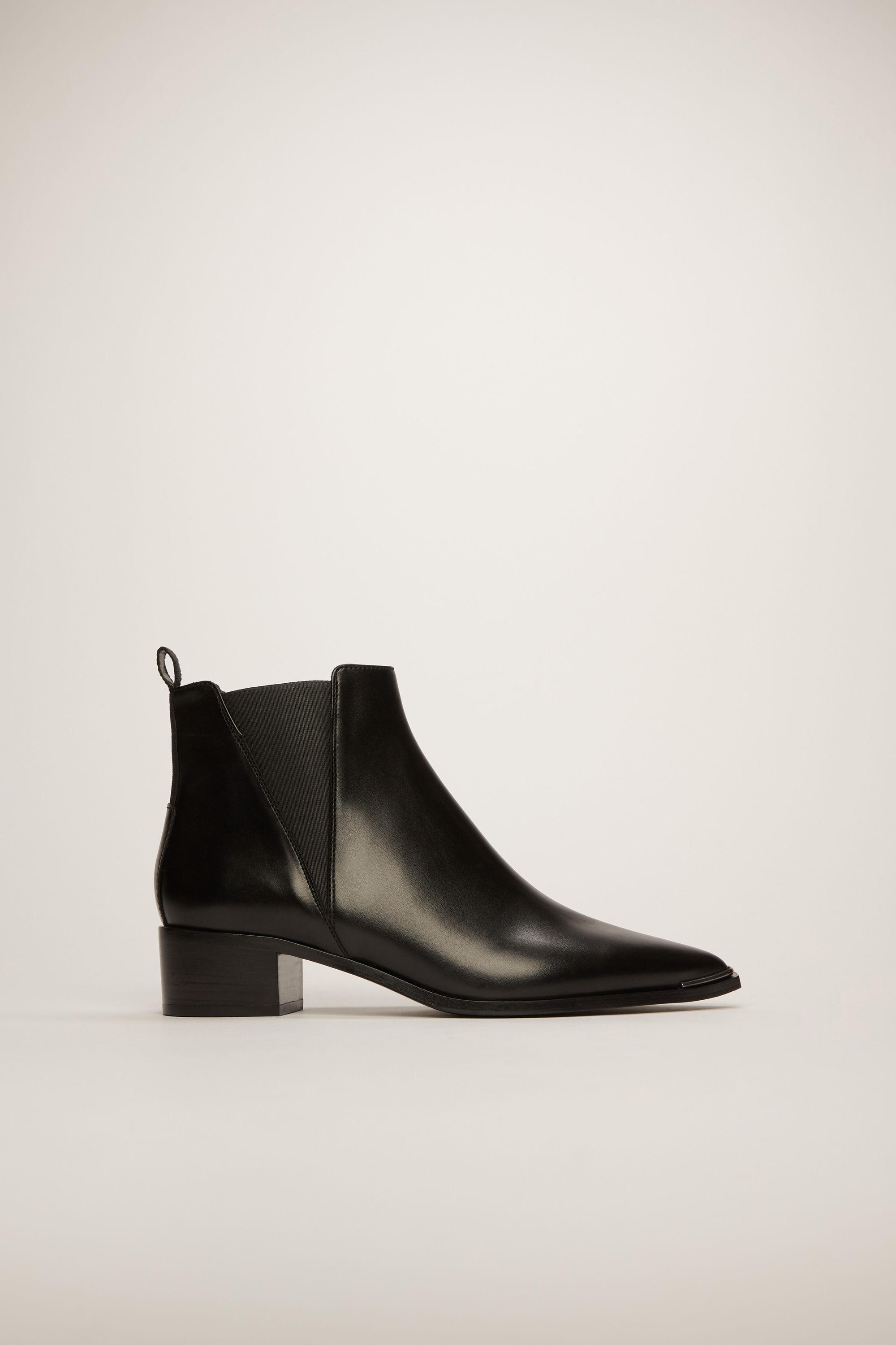 Acne Studios Leather Black Jensen Ankle Boot in Blue Save 57 Lyst