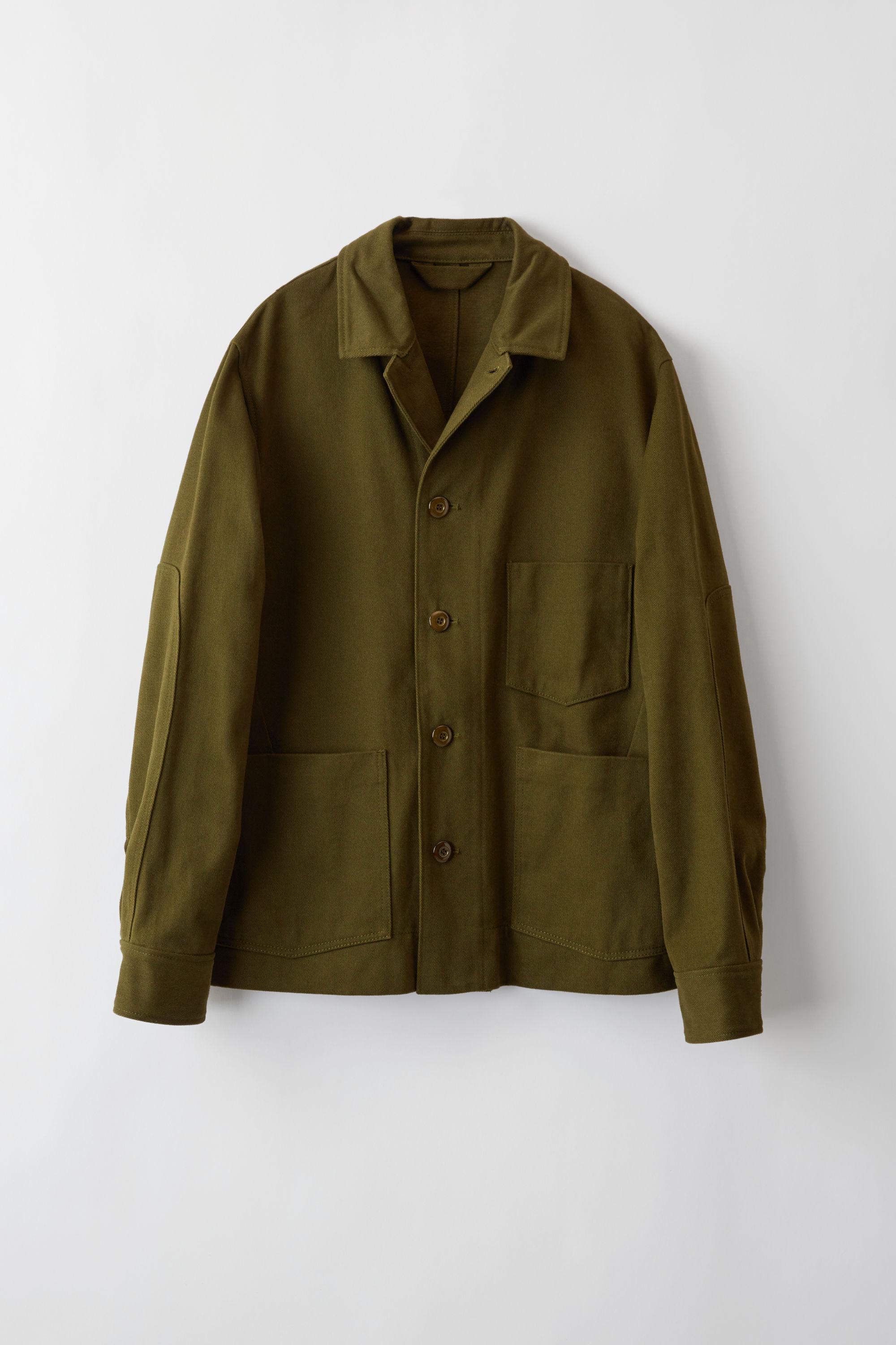 acne studios green jacket