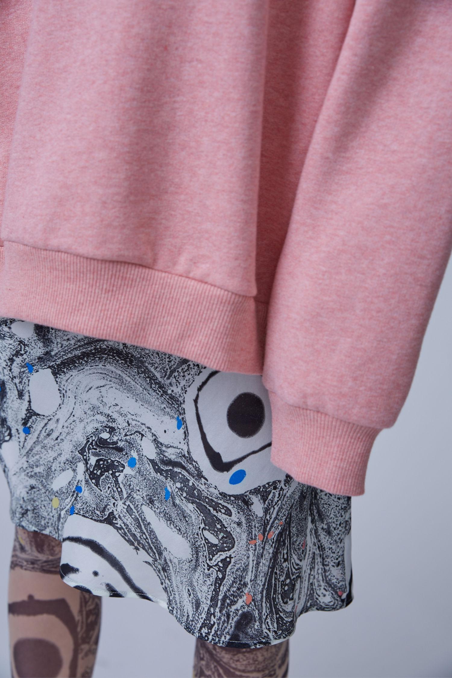 Acne Studios Cotton Yala Face pink Melange | Lyst