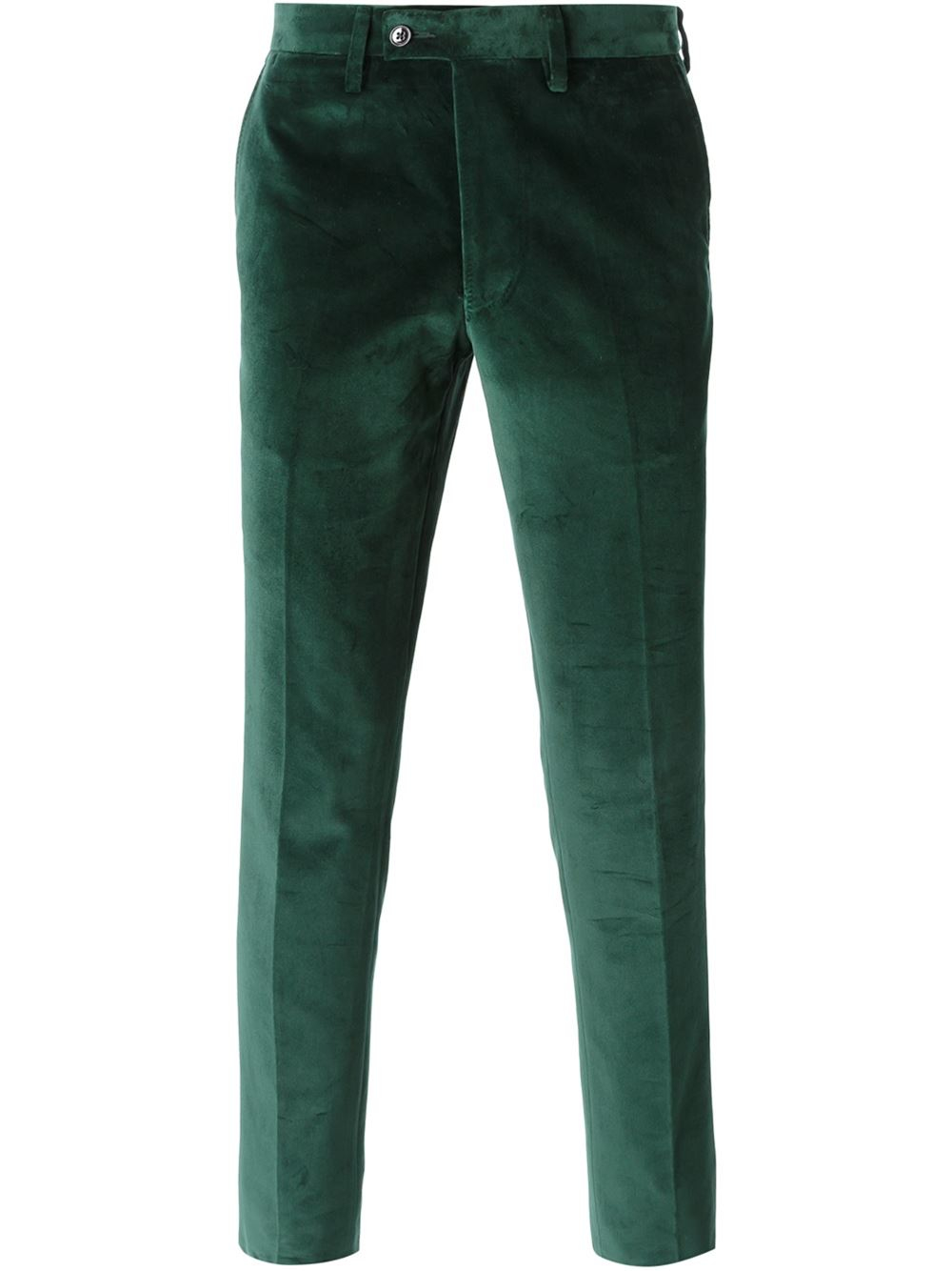 mens green velvet pants