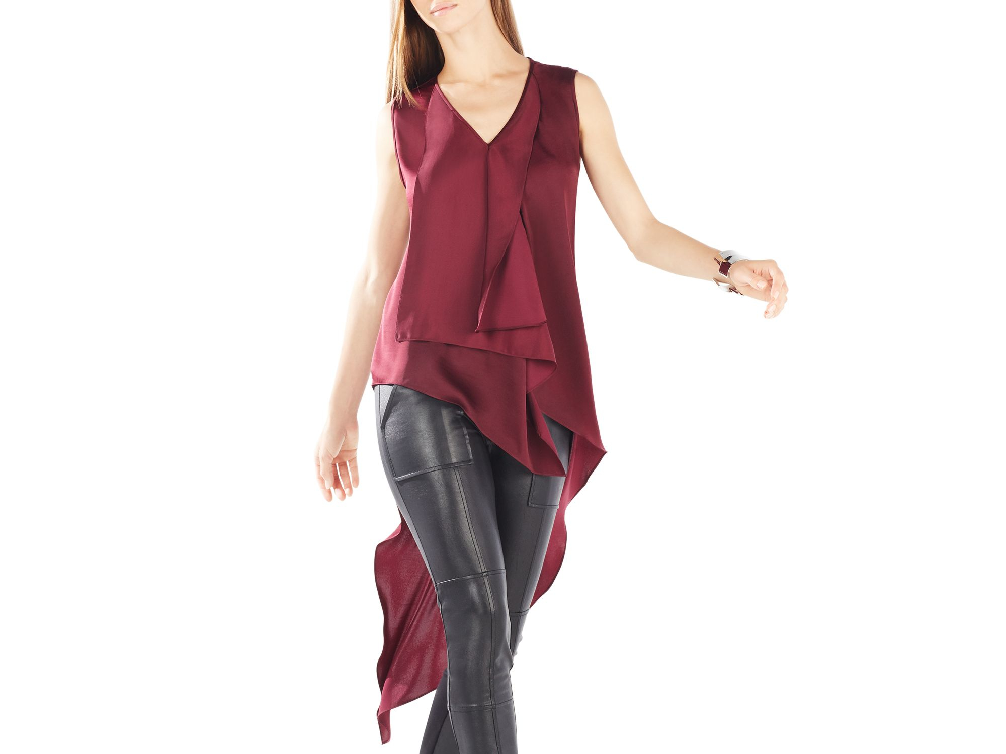 asymmetrical high low top