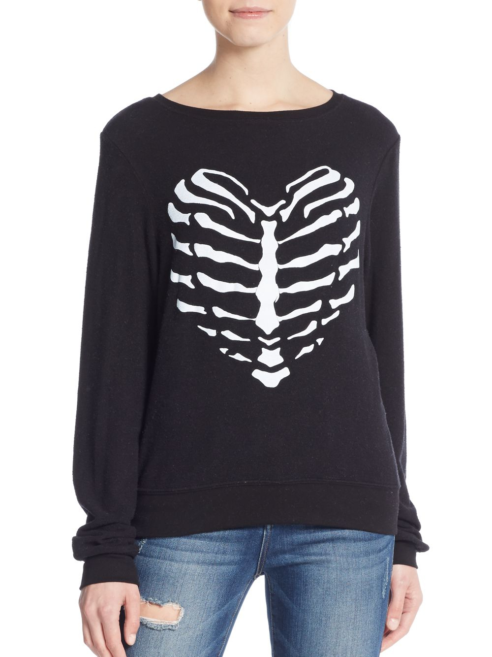 wildfox skeleton sweater