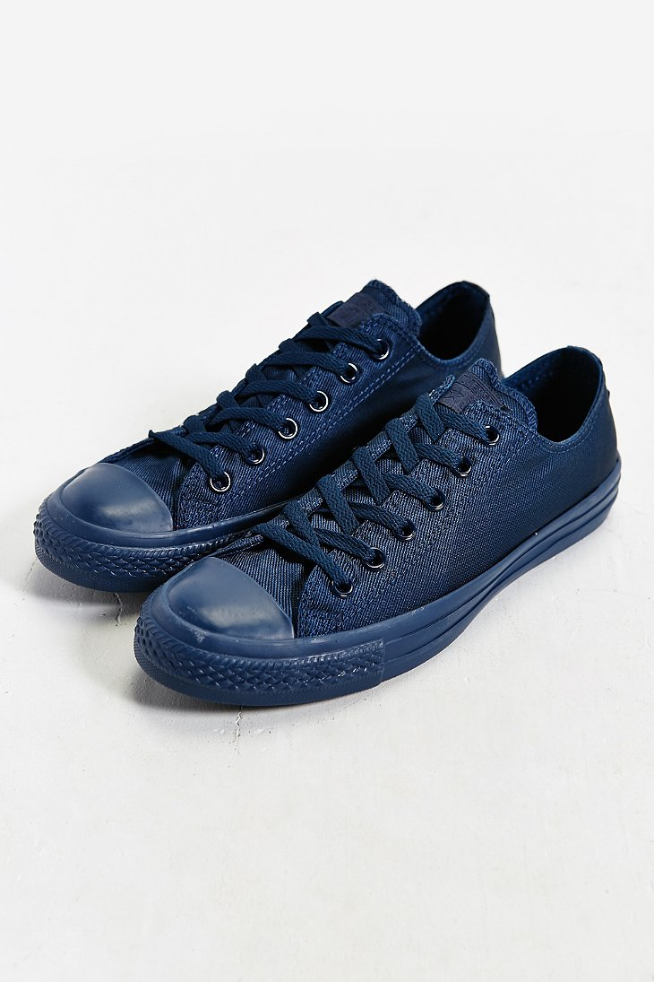 Converse Canvas Chuck Taylor All Star Mono Low-top Sneaker in Navy (Blue)  for Men | Lyst