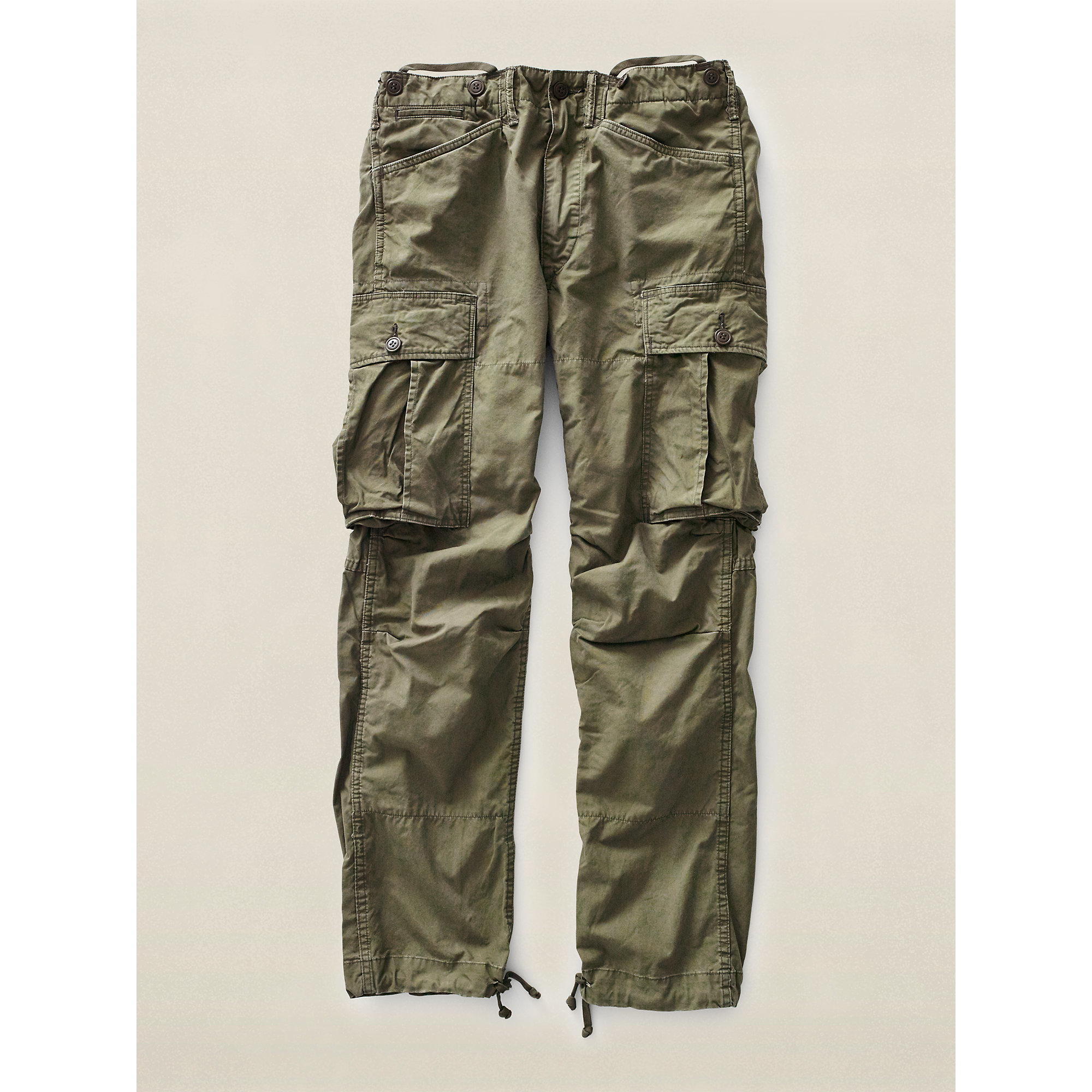 RRL Cotton Poplin Cargo Pant in Dark Olive (Green) for Men - Lyst
