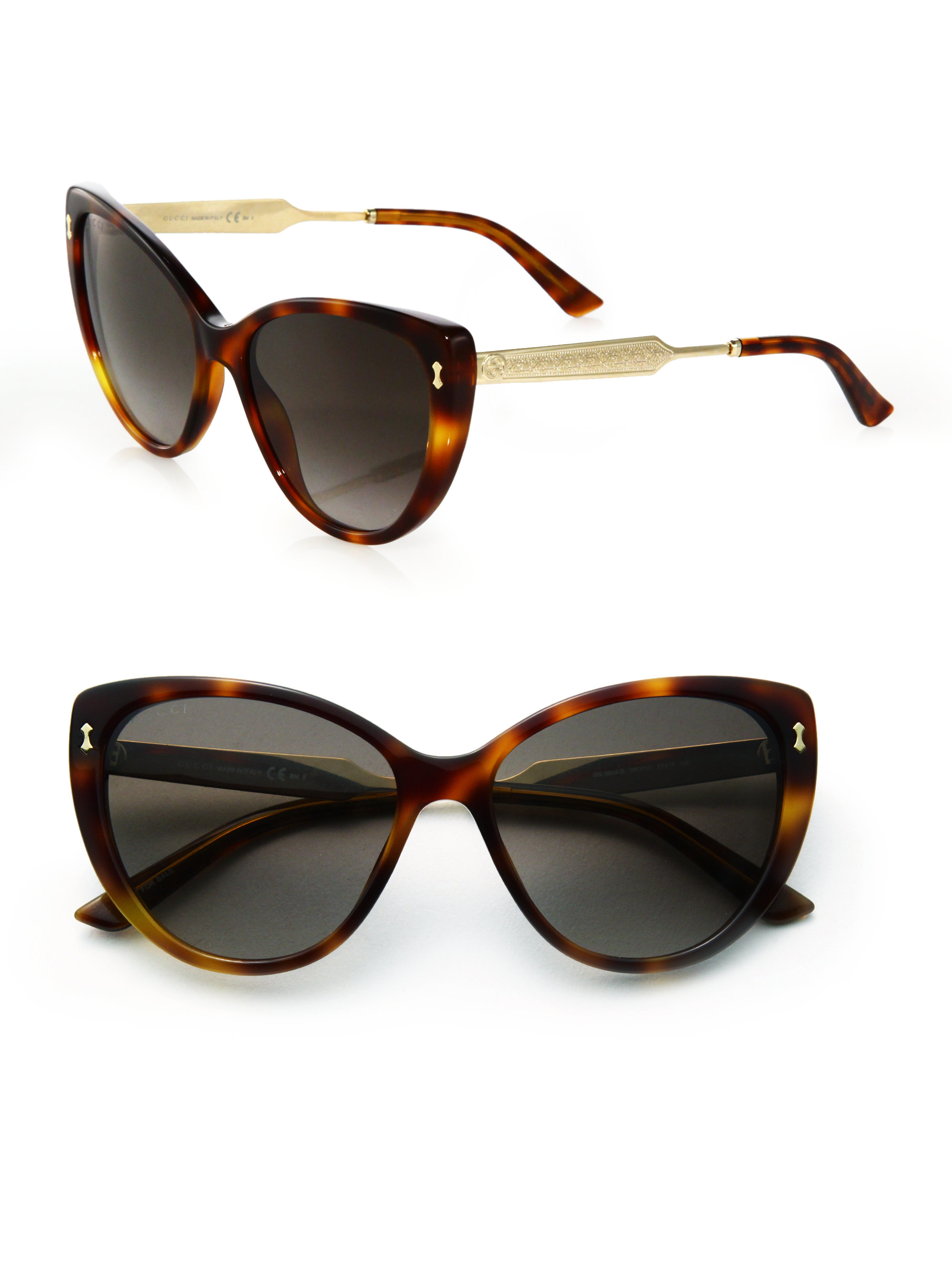 gucci 57mm cat eye sunglasses