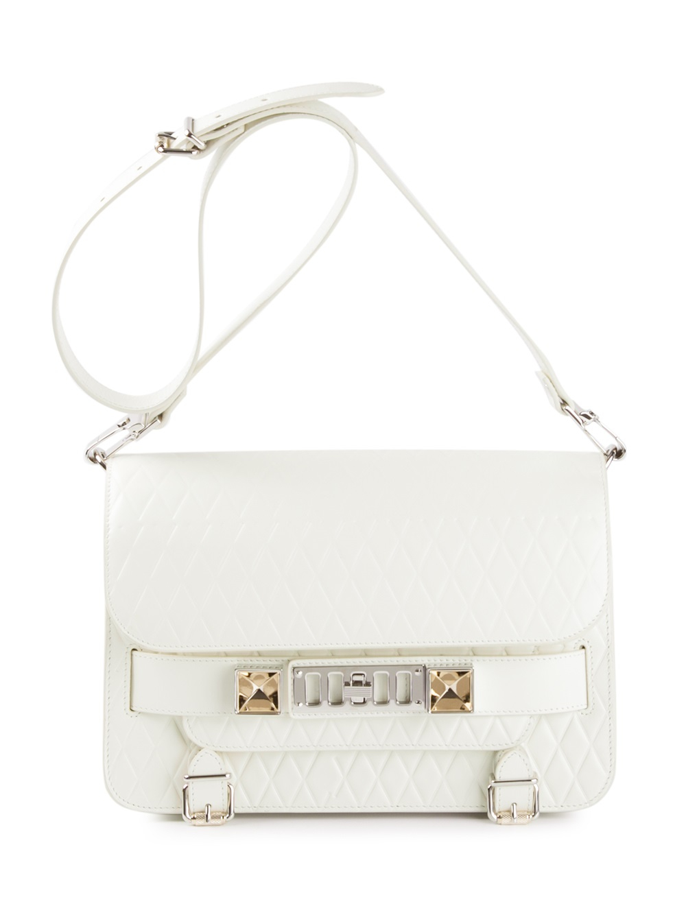 Lyst Proenza Schouler Ps11 Quilted Shoulder Bag In White Gallery