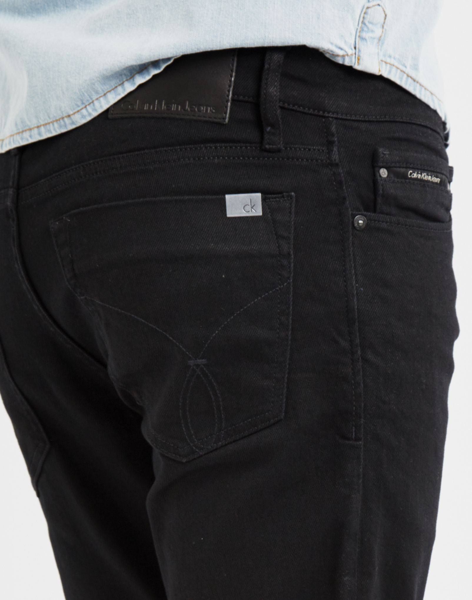 Lyst - Calvin Klein Jeans Skinny Comfort Jean Black in Black for Men