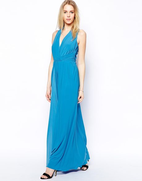 Coast Mona Maxi Dress in Blue (Cobaltblue) | Lyst