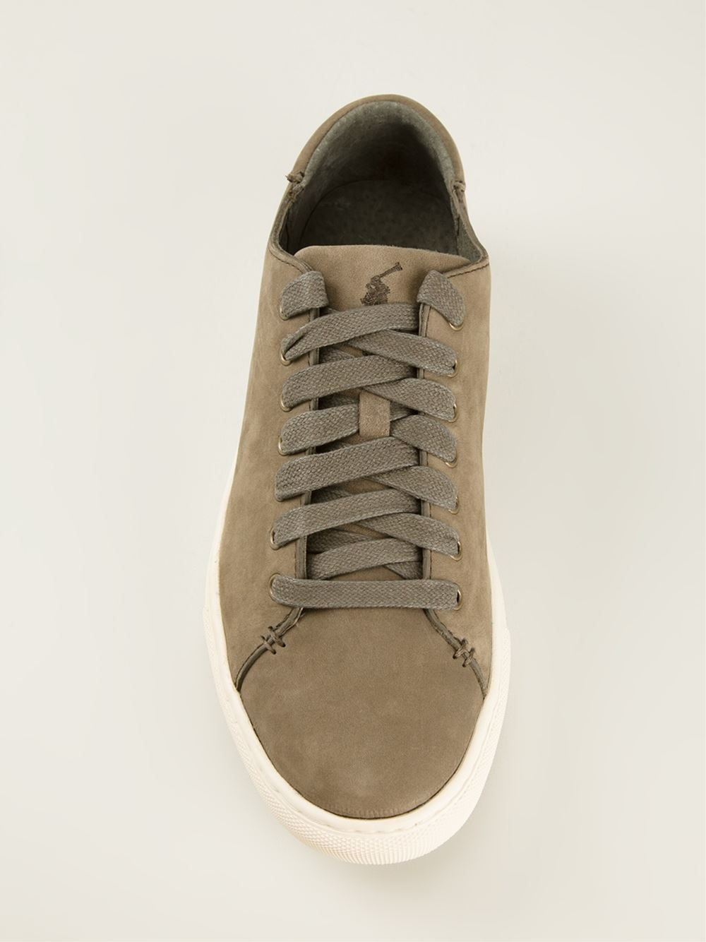 ralph lauren green trainers
