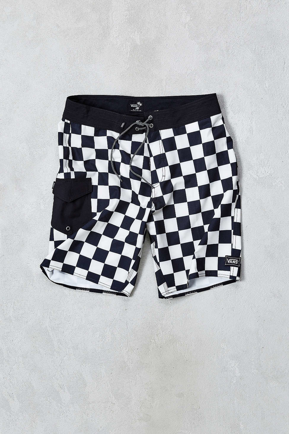 vans checkerboard board shorts