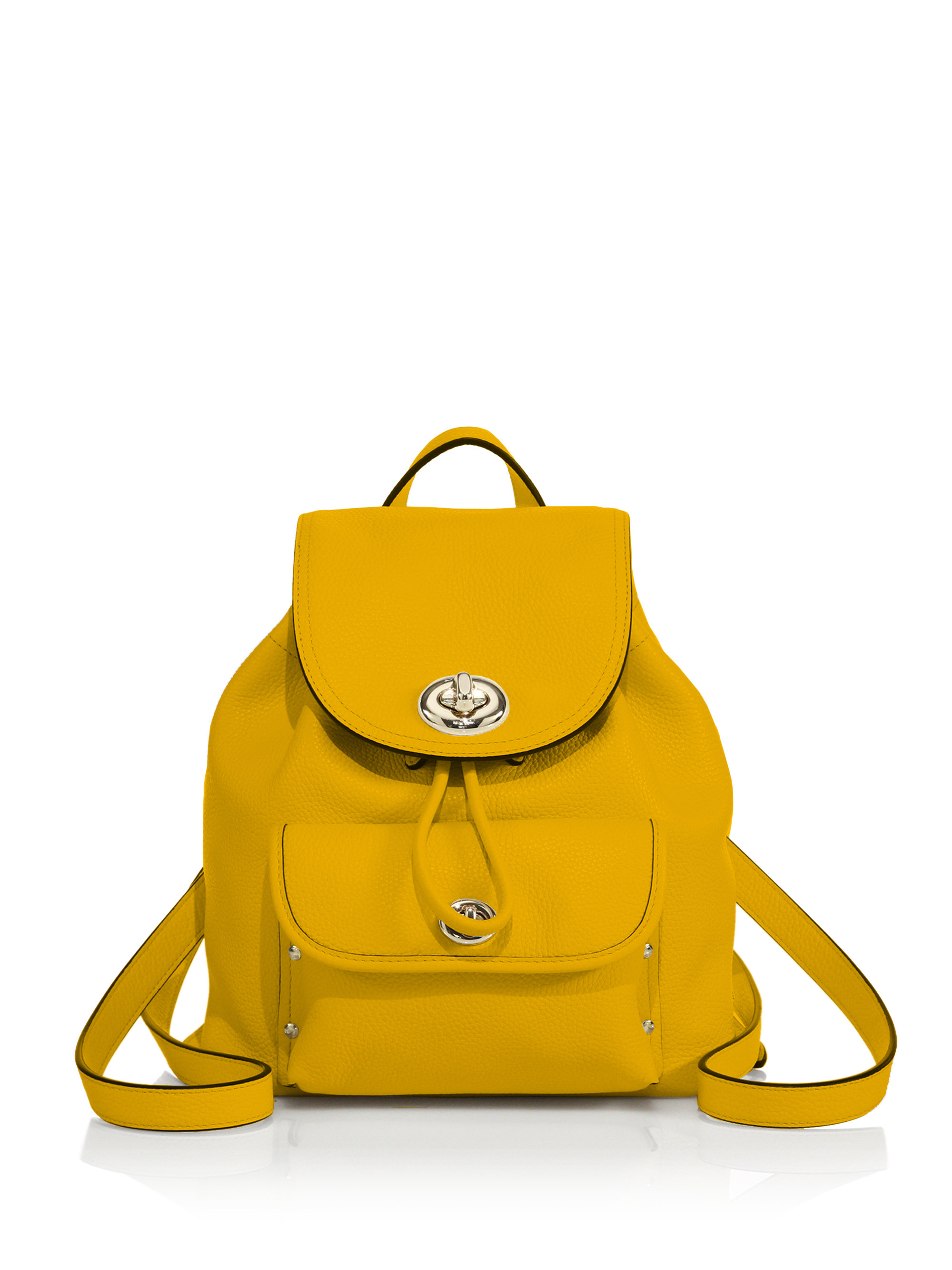 Coach backpack yellow Clearance