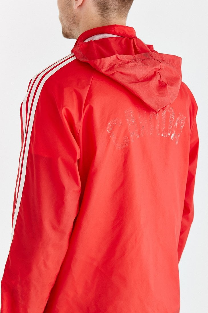 Without Walls Vintage Adidas Windbreaker Jacket in Red for Men - Lyst