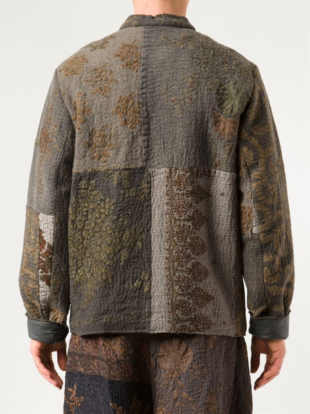 By Walid Kashmiri Classic Jacket in Green for Men - Lyst