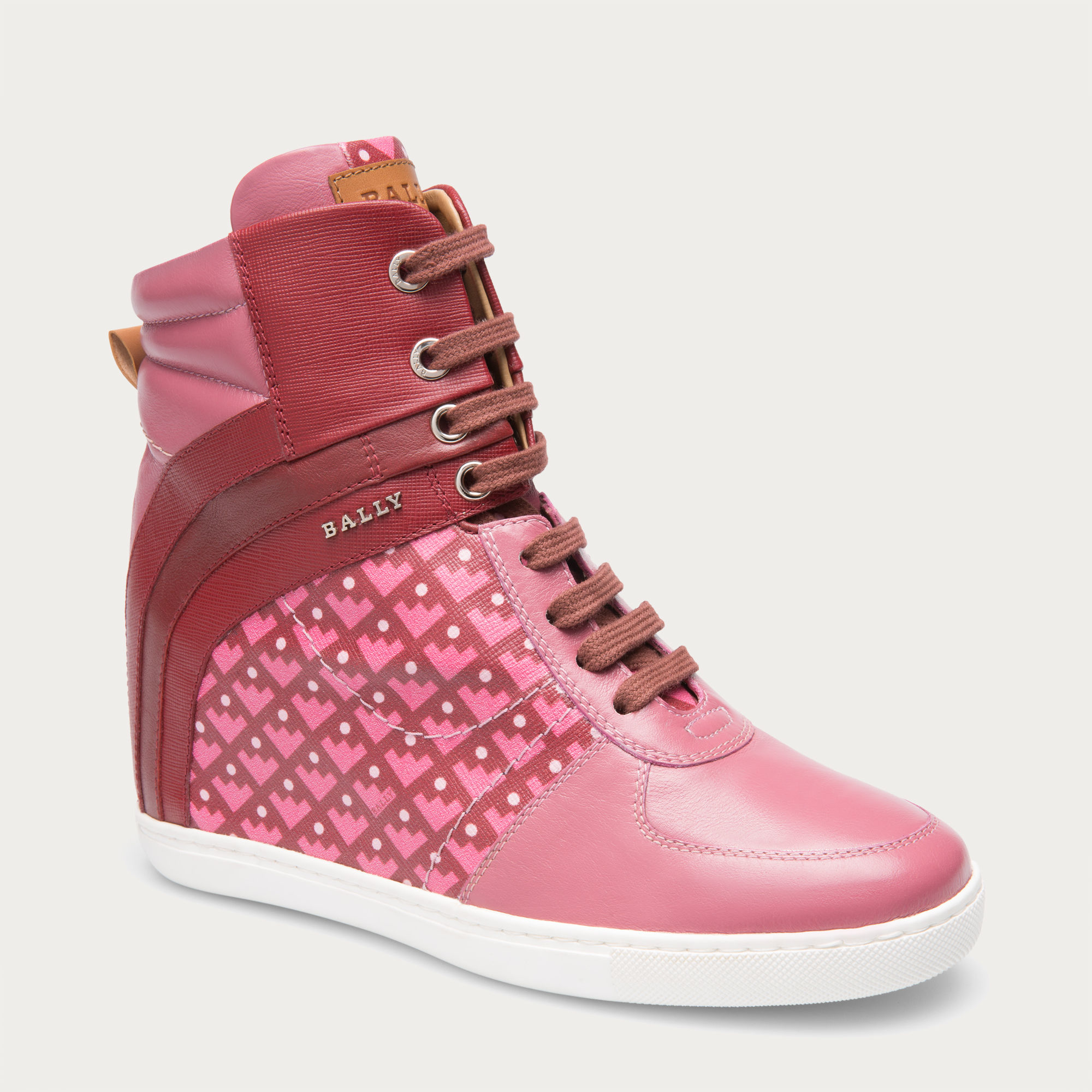 hot pink converse high tops