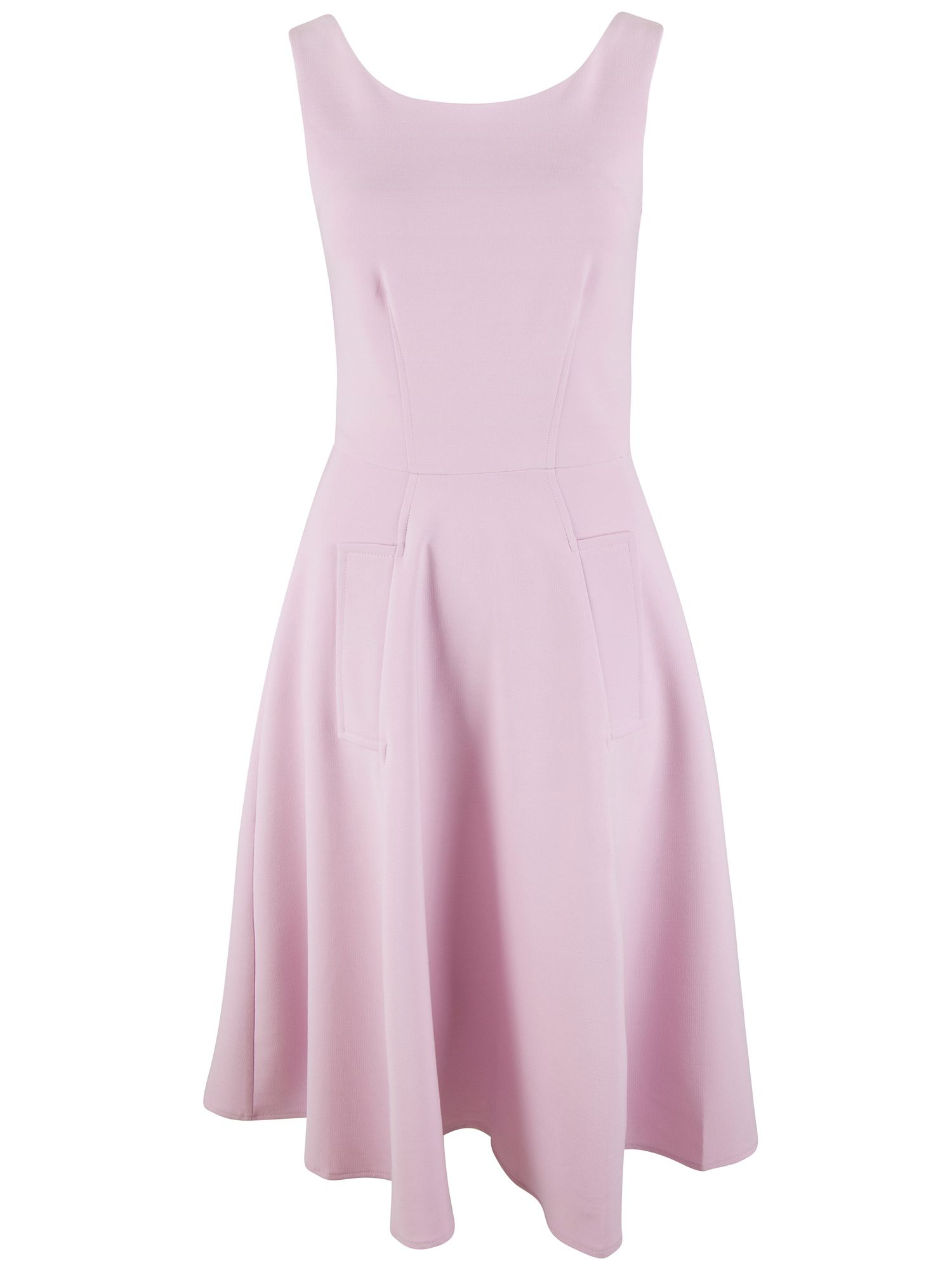 Closet Pocket Full Circle Midi Dress in Pink | Lyst