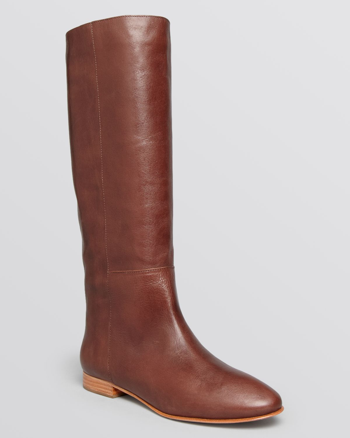 Loeffler Randall Tall Flat Riding Boots - Marit in Chestnut (Brown) - Lyst
