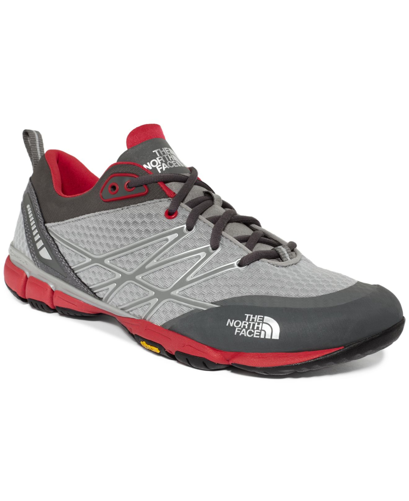 The North Face Ultra Kilowatt Sneakers in Grey/Red (Gray) for Men - Lyst