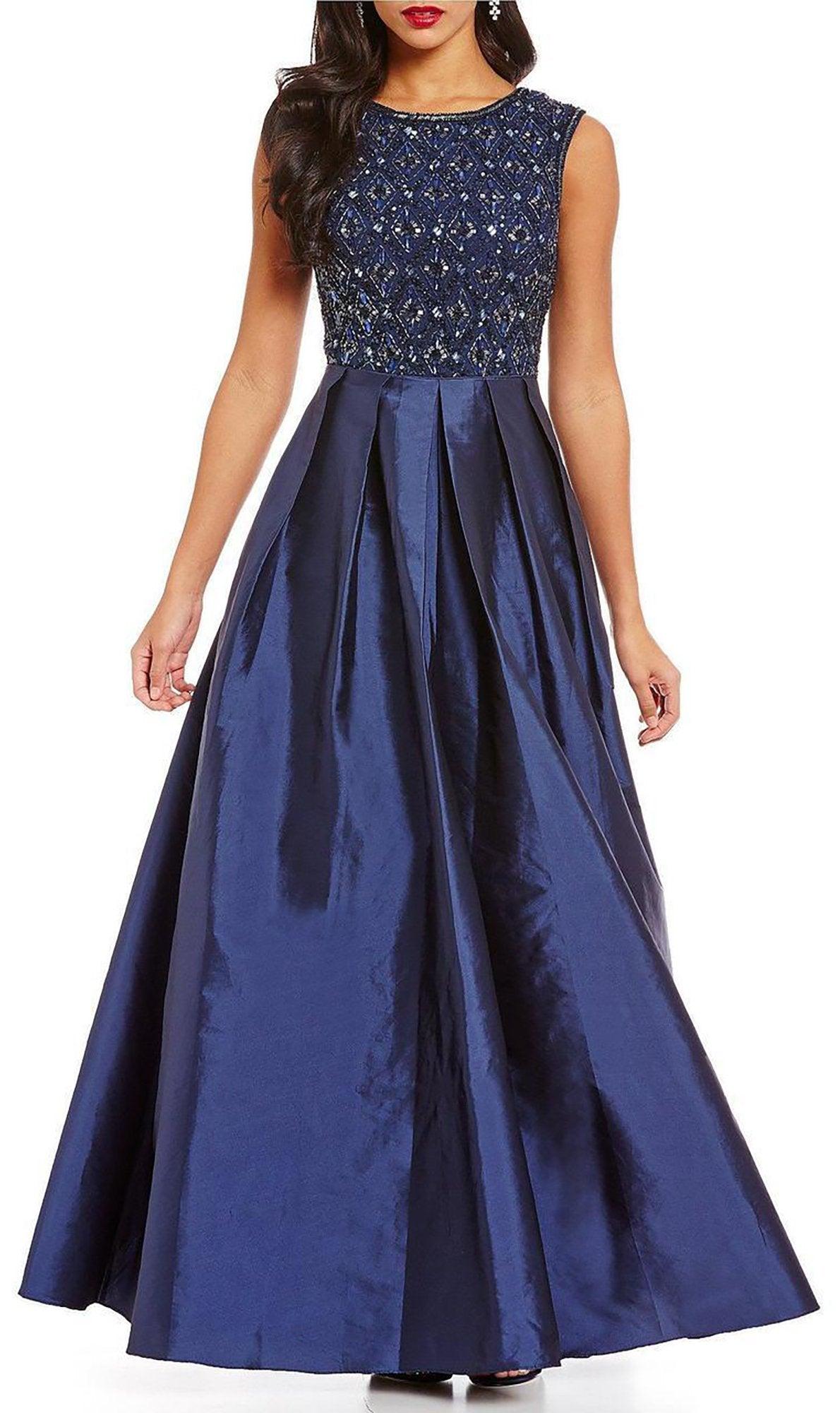 Aidan Mattox Sleeveless Embellished 
