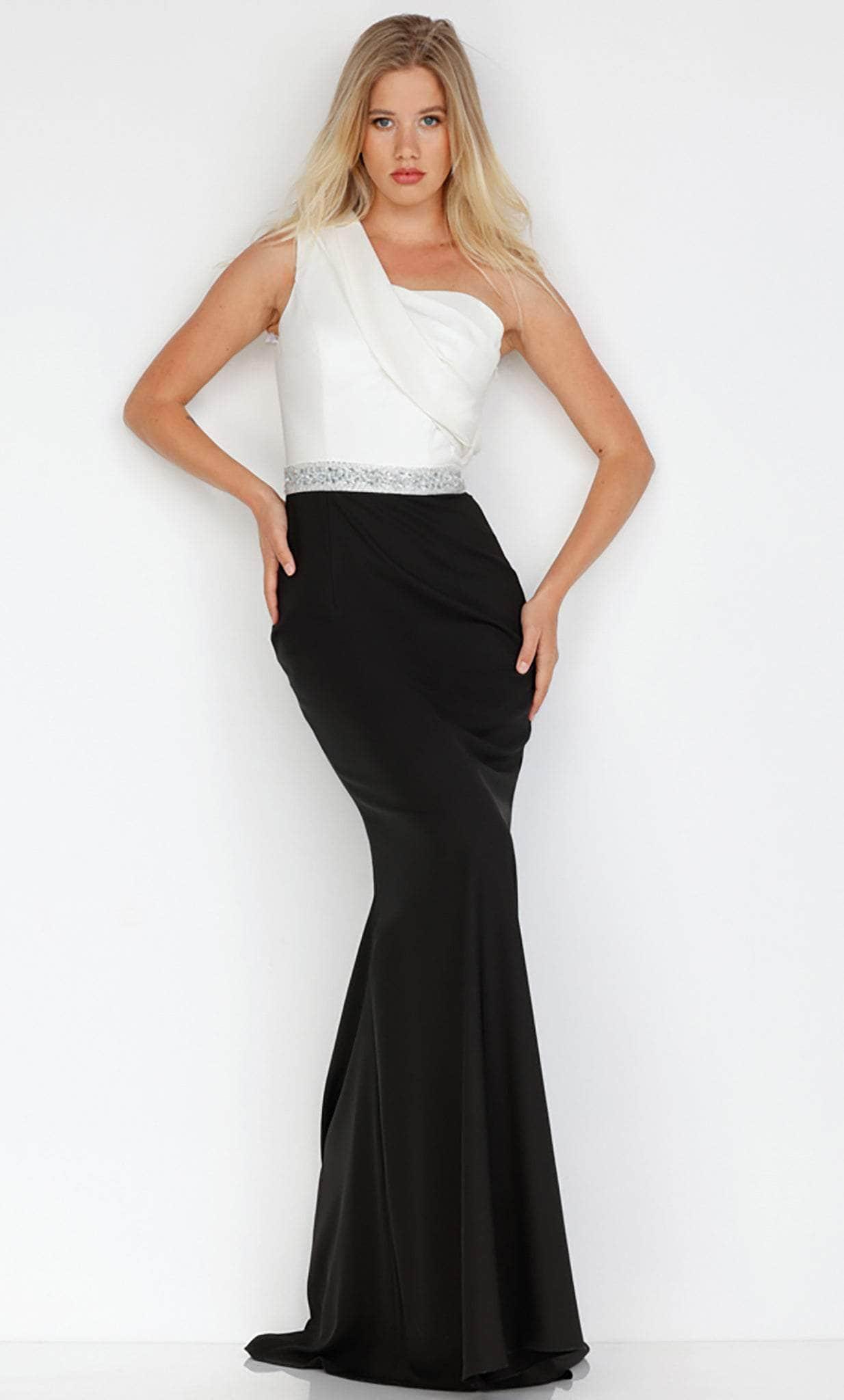 Terani One Shoulder Gown in Black Lyst