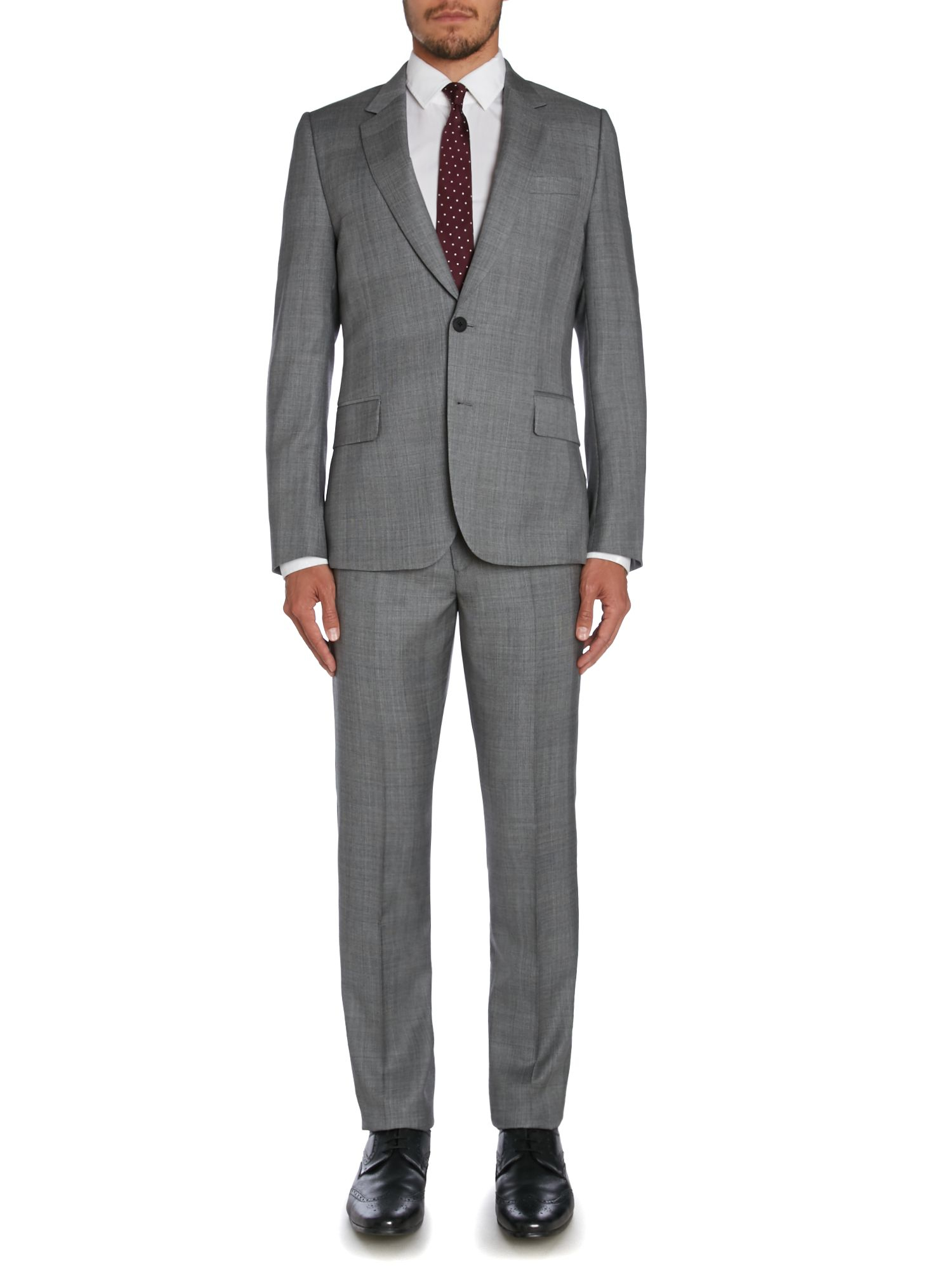 Paul smith The Soho Check Slim Fit Two-piece Suit in Gray for Men (Grey ...