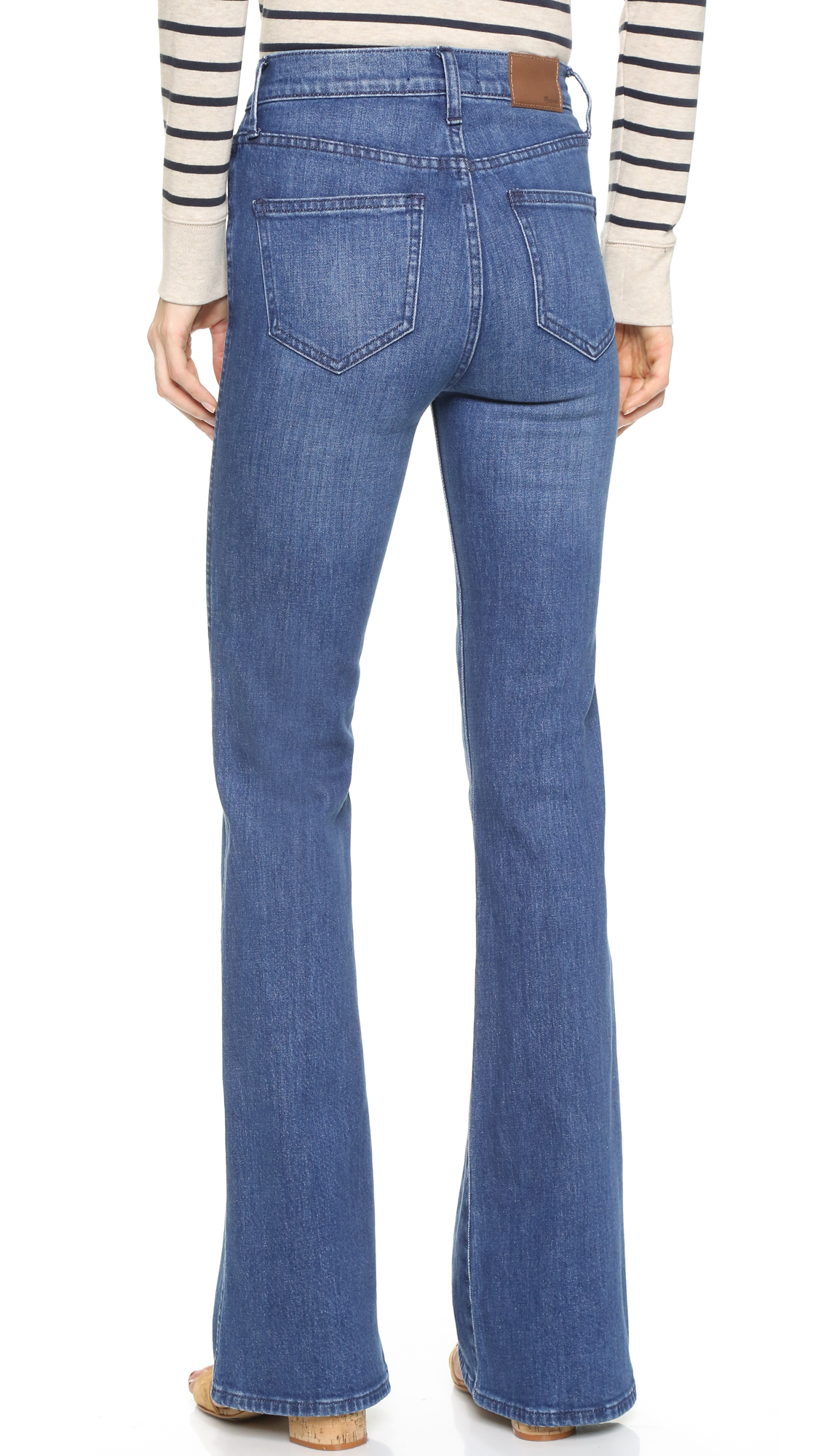 Madewell Flea Market Flare Jeans in Blue - Lyst