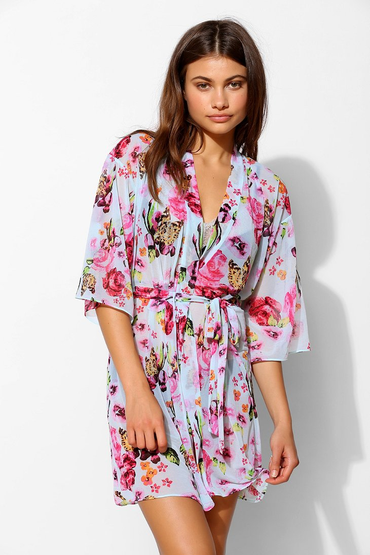 chiffon bathrobe