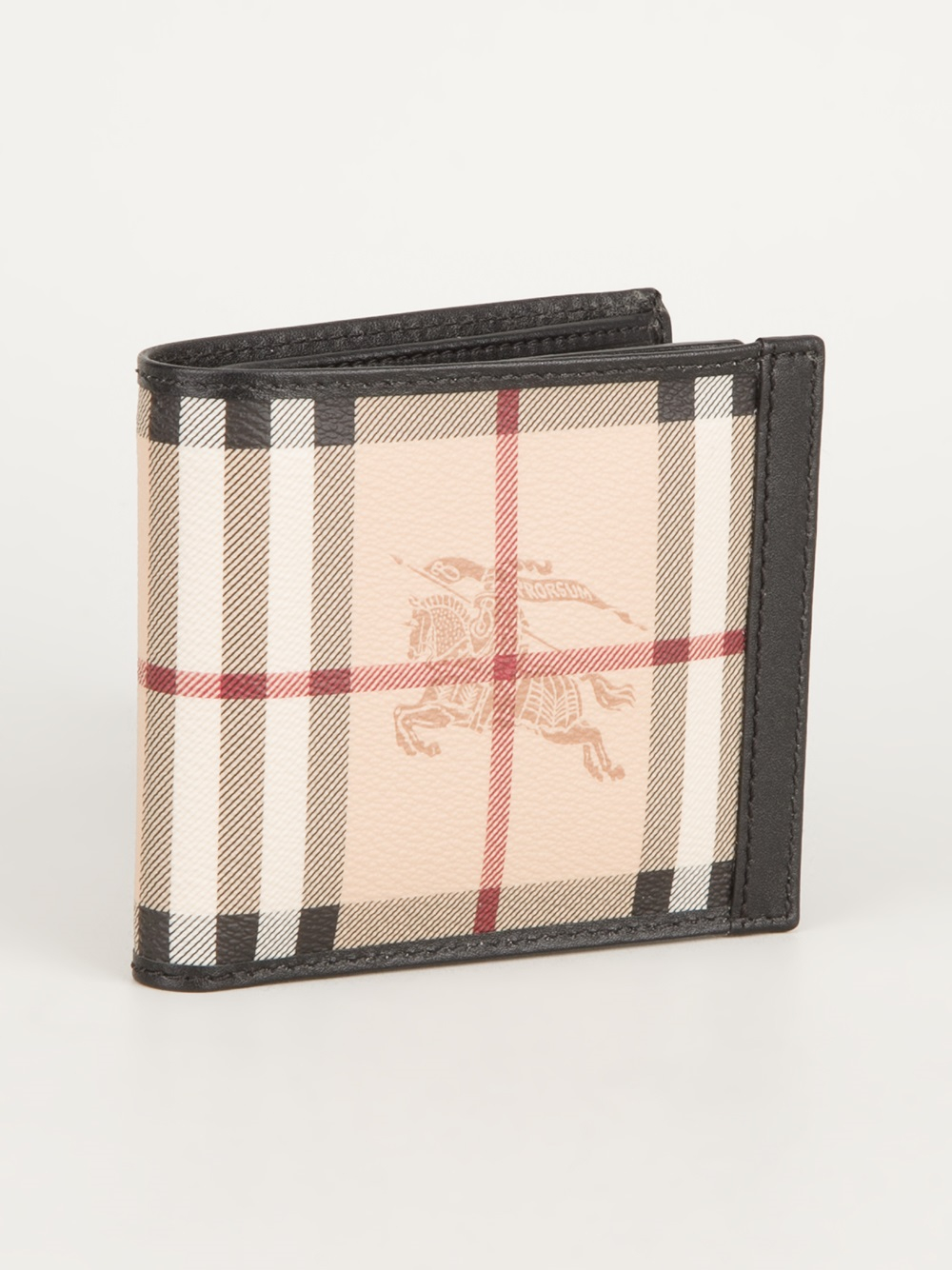 Lyst - Burberry Haymarket Check Wallet for Men